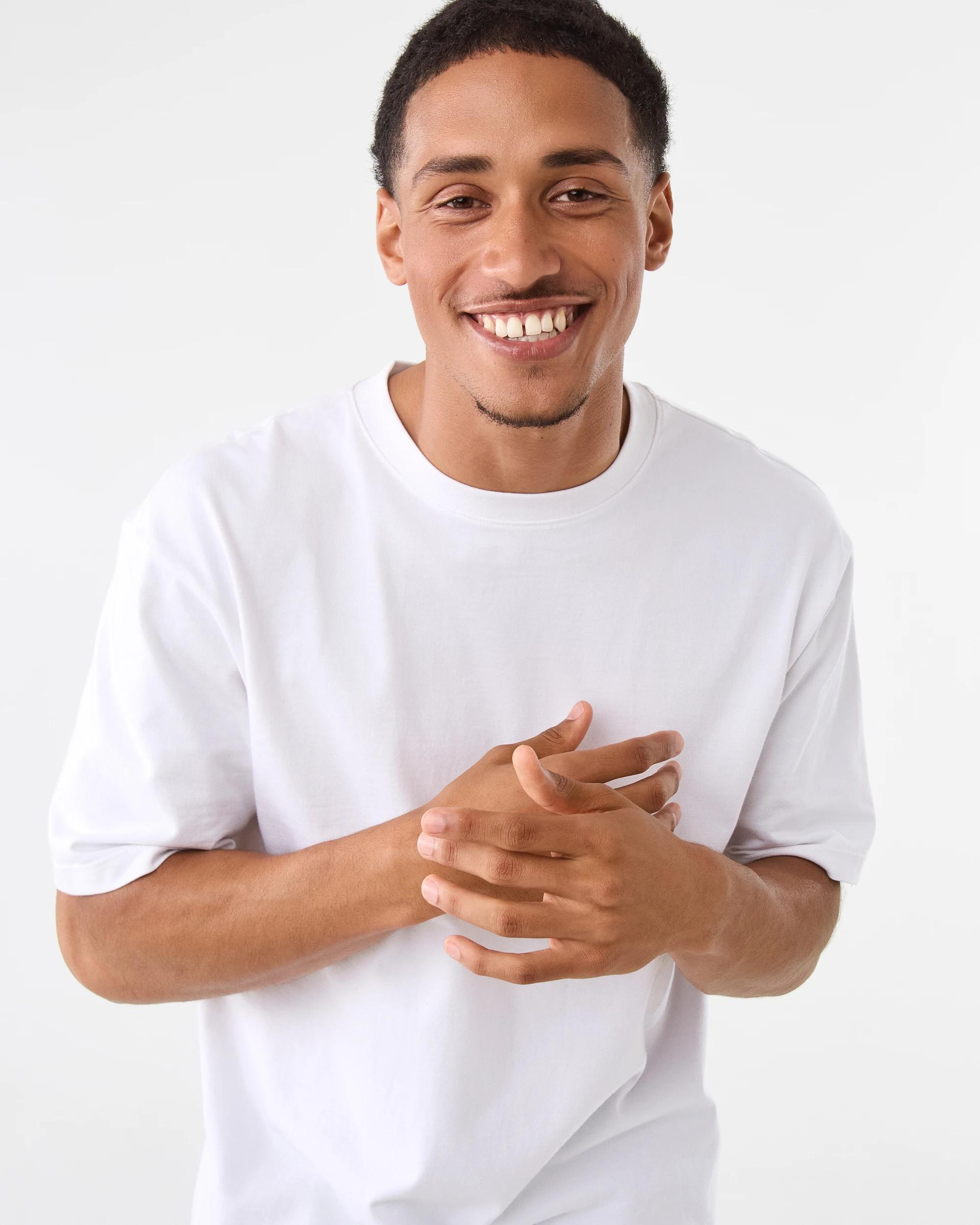 5 Boxy Core T-Shirt White, 5 of 7