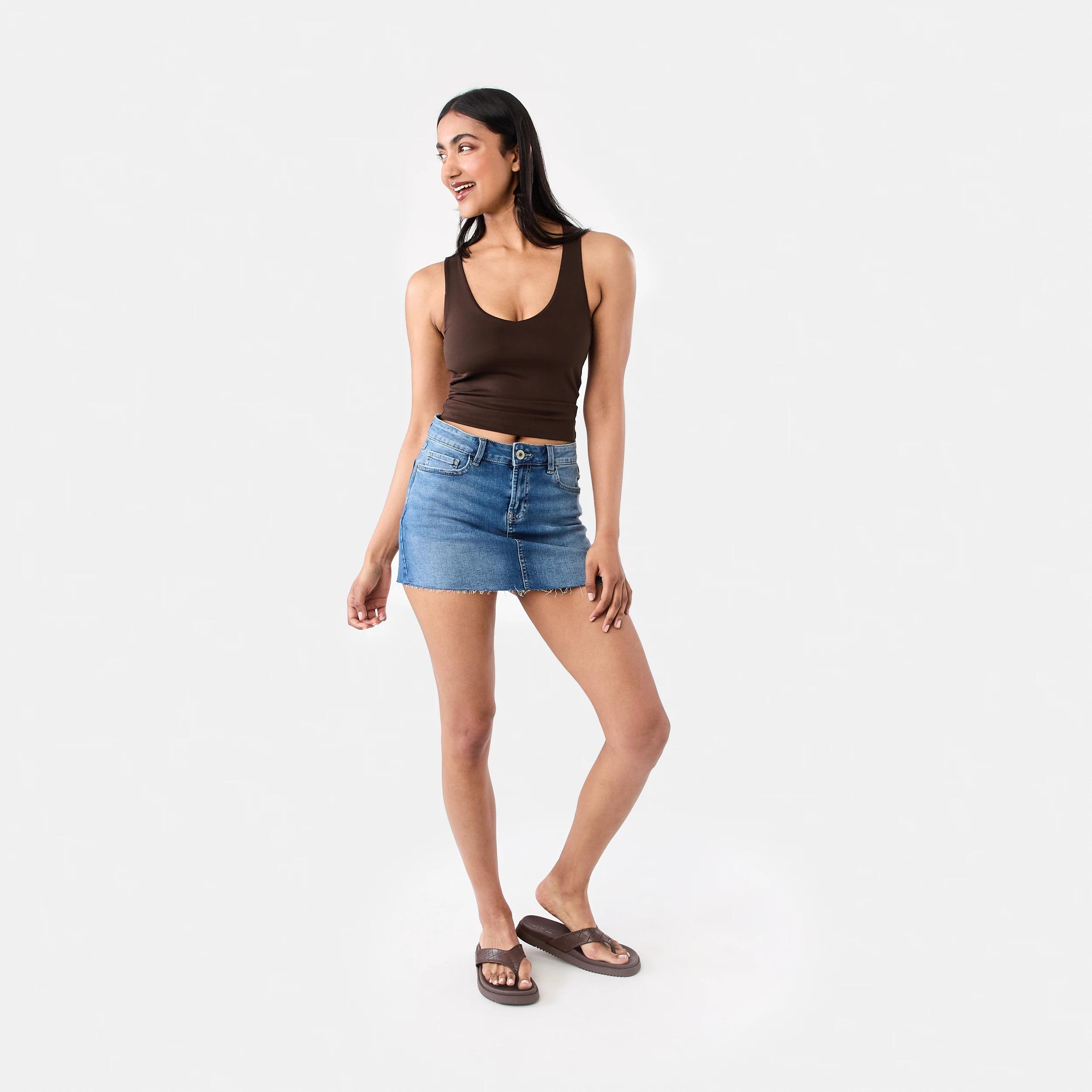 2 Buttersoft V-Neck Tank Melt Brown, 2 of 6