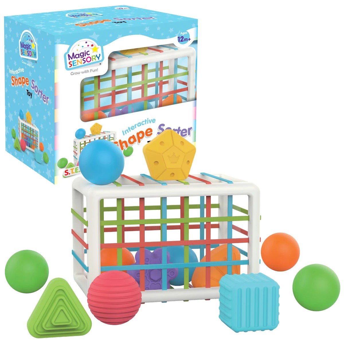 2 Magic Sensory Shape Sorting Bin, 2 of 8