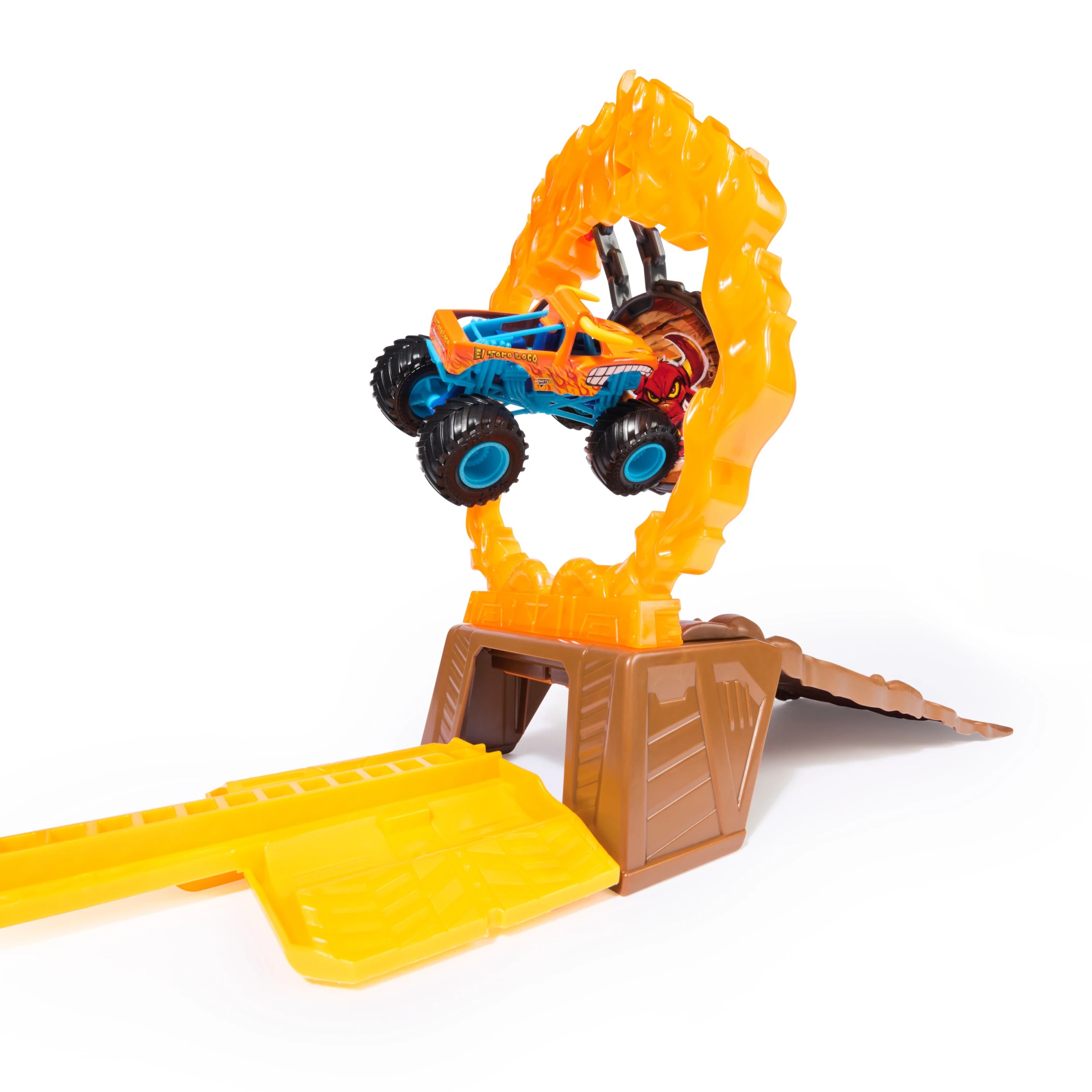 6 Monster 1:64 Jam El Toro Long Jump Playset, 6 of 6