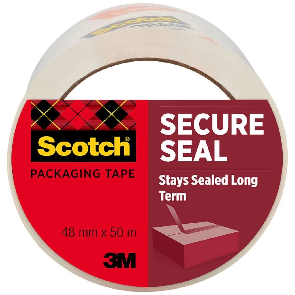 1 Scotch Secure Seal Tape 48mm x 50m Clear, 1 of 2