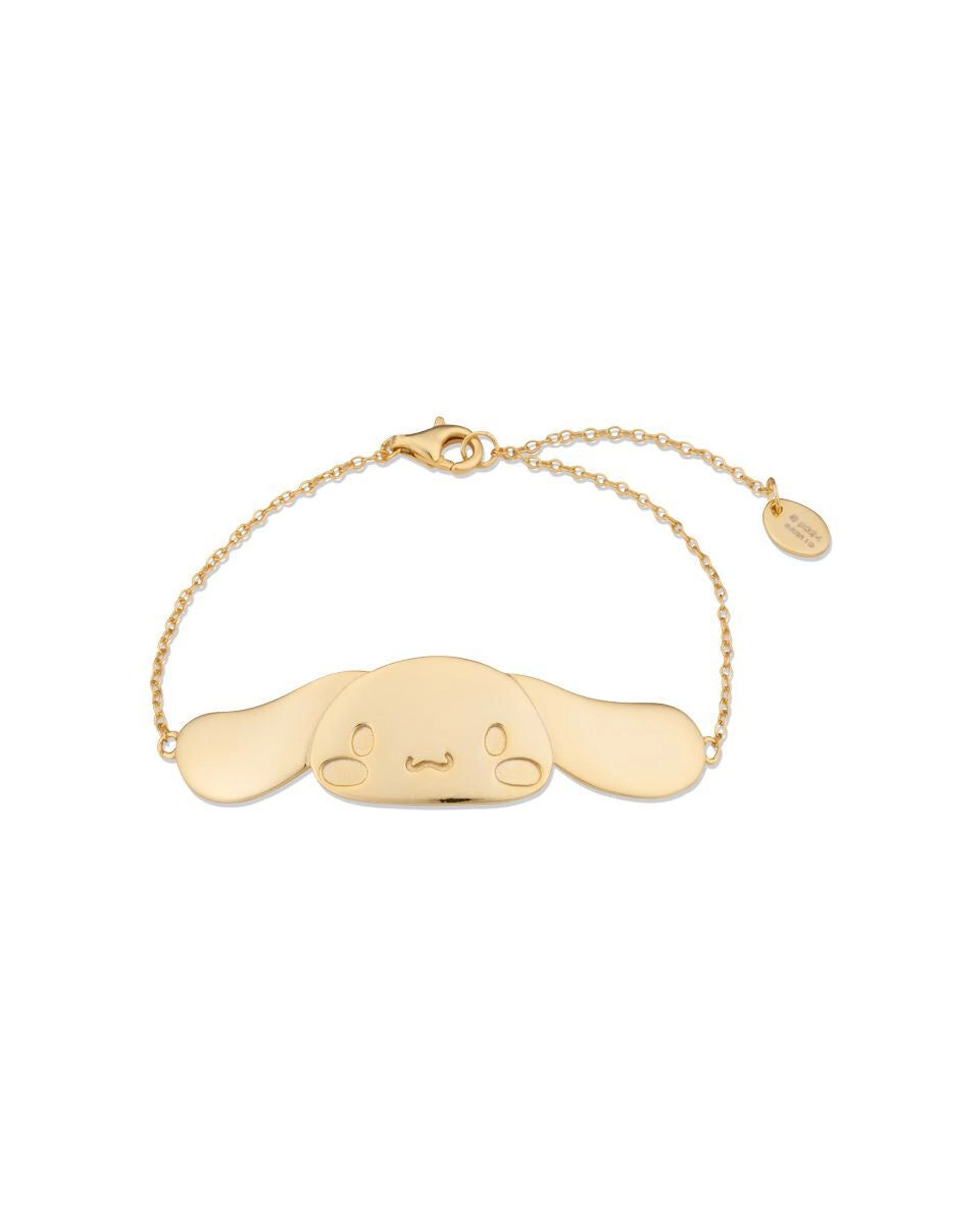 1 Couture Kingdom Sanrio Precious Metal Cinnamoroll Bracelet 17cm - Gold, 1 of 2