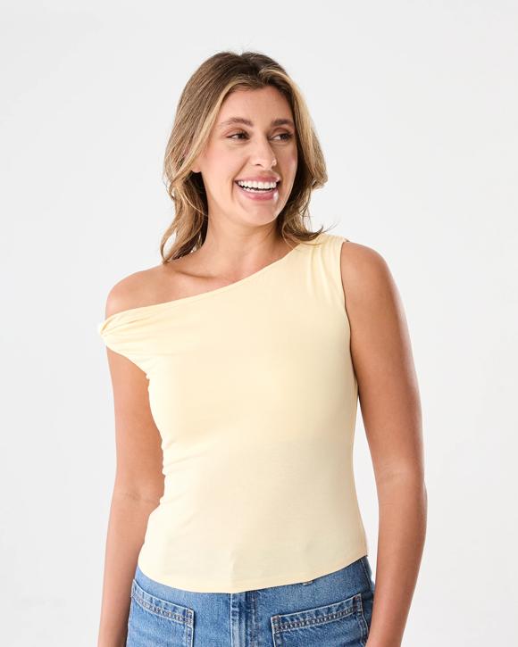 Sleeveless Twist Detail Top