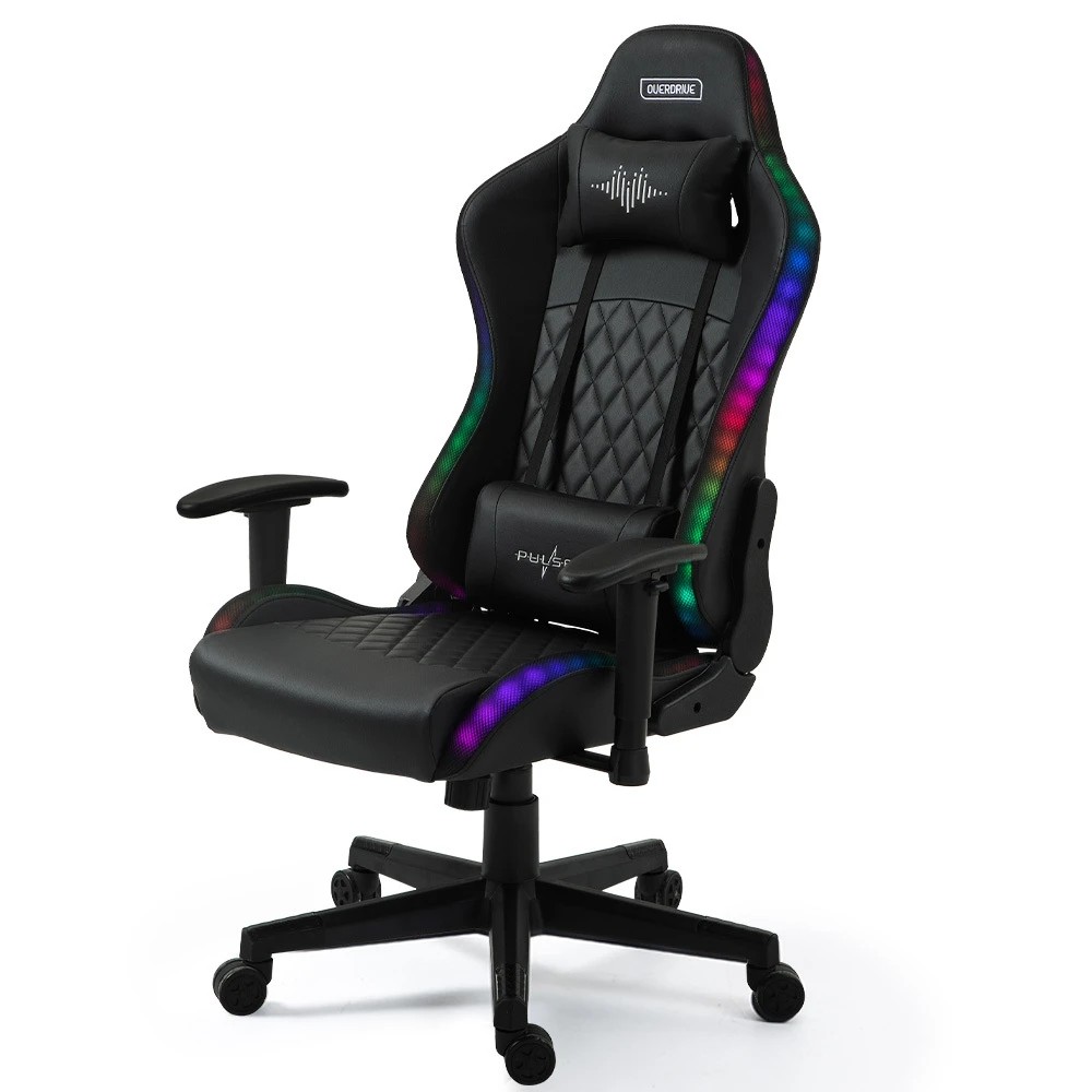 1 Overdrive Gaming Chair with Bluetooth Speakers - Black, 1 of 1