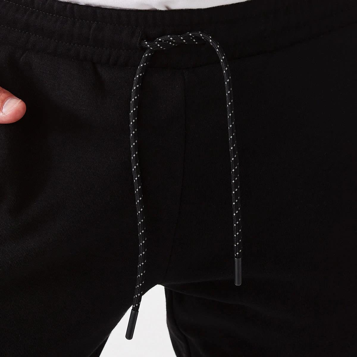 4 Active Mens Panel Trackpants Black, 4 of 6