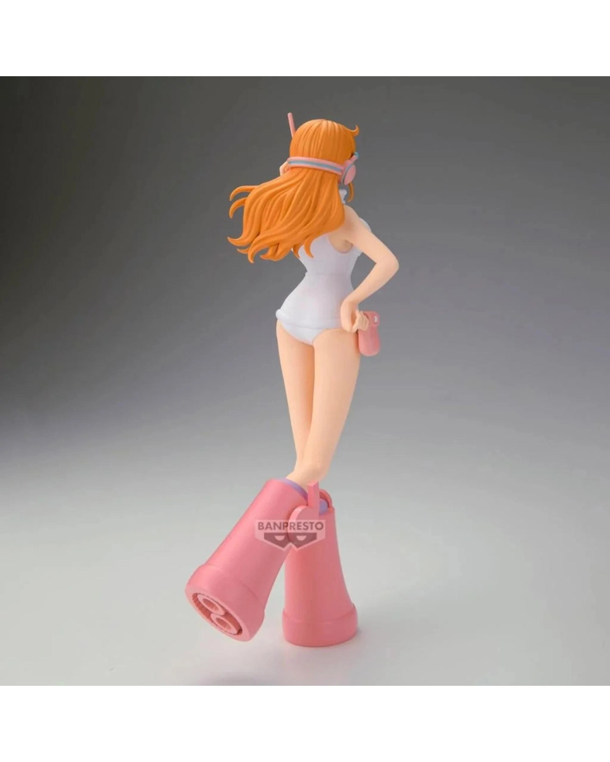 4 Banpresto Glitter and Glamours One Piece Nami Egghead Style Figure, 4 of 5