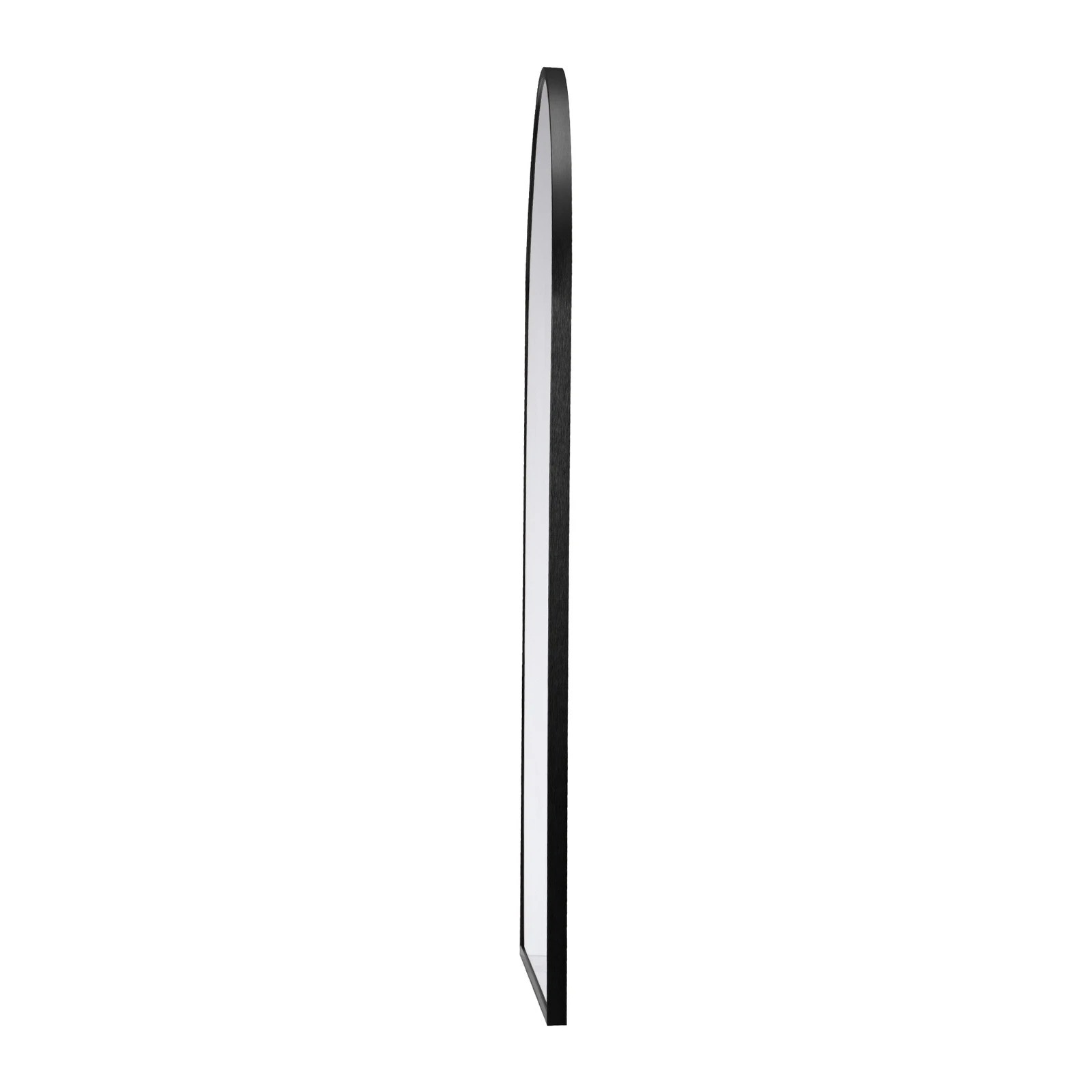 8 Oikiture Wall Mirrors 86x50cm Arched Makeup Mirror Office Home Decor
 - Black, 8 of 9
