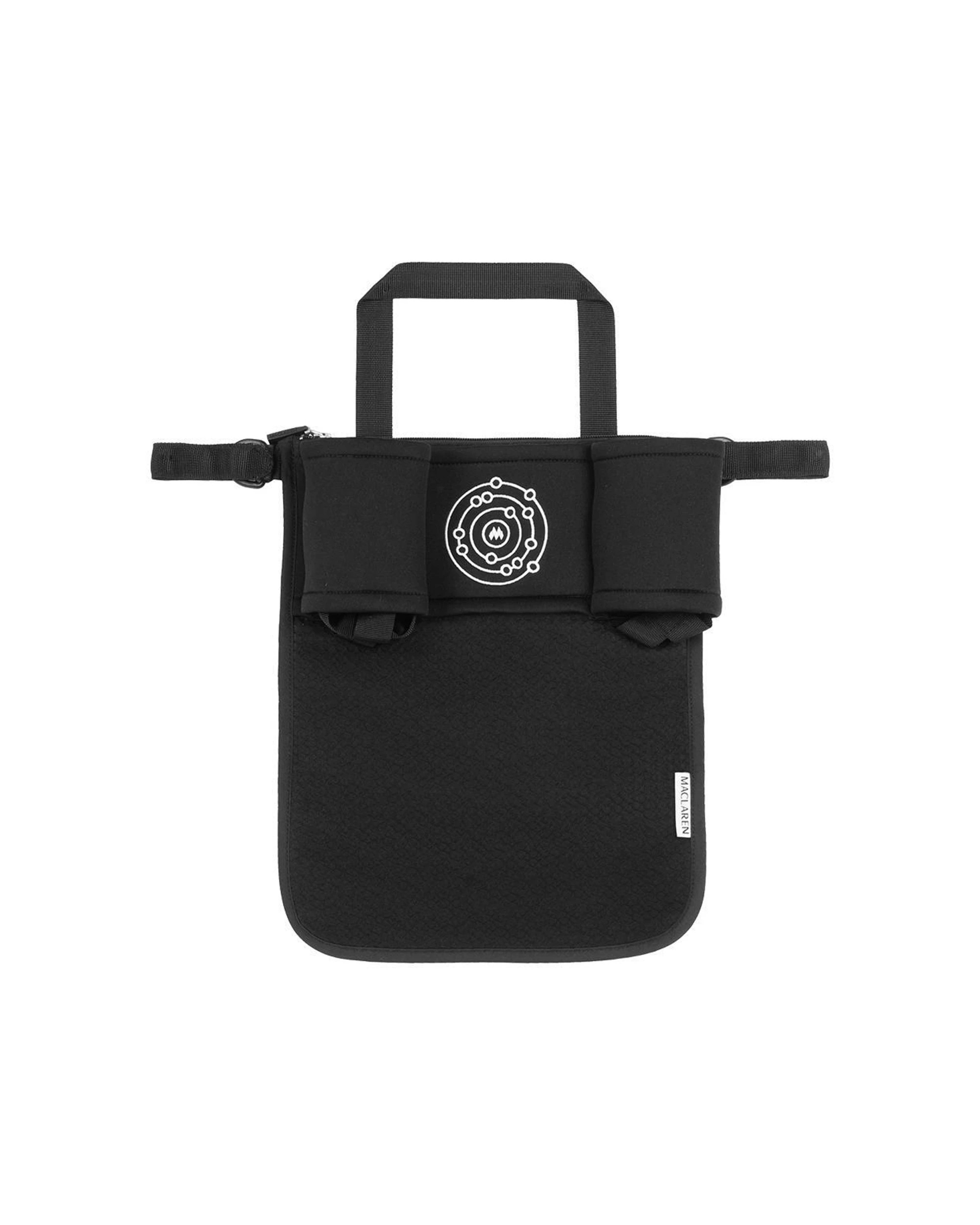 1 Maclaren Atom Organiser Pram Accessory Two Bottle Holders Birth And Up - Black, 1 of 2