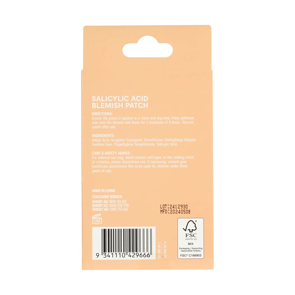 7 OXX Skincare 72 Piece Blemish Patches - Salicylic Acid, 7 of 7