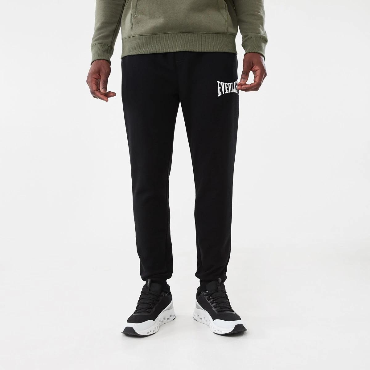 2 Everlast Mens Slim Trackpants EVER BLACK, 2 of 7