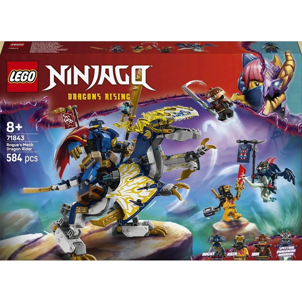 1 LEGO NINJAGO Rogue’s Mech Dragon Rider 71843, 1 of 11