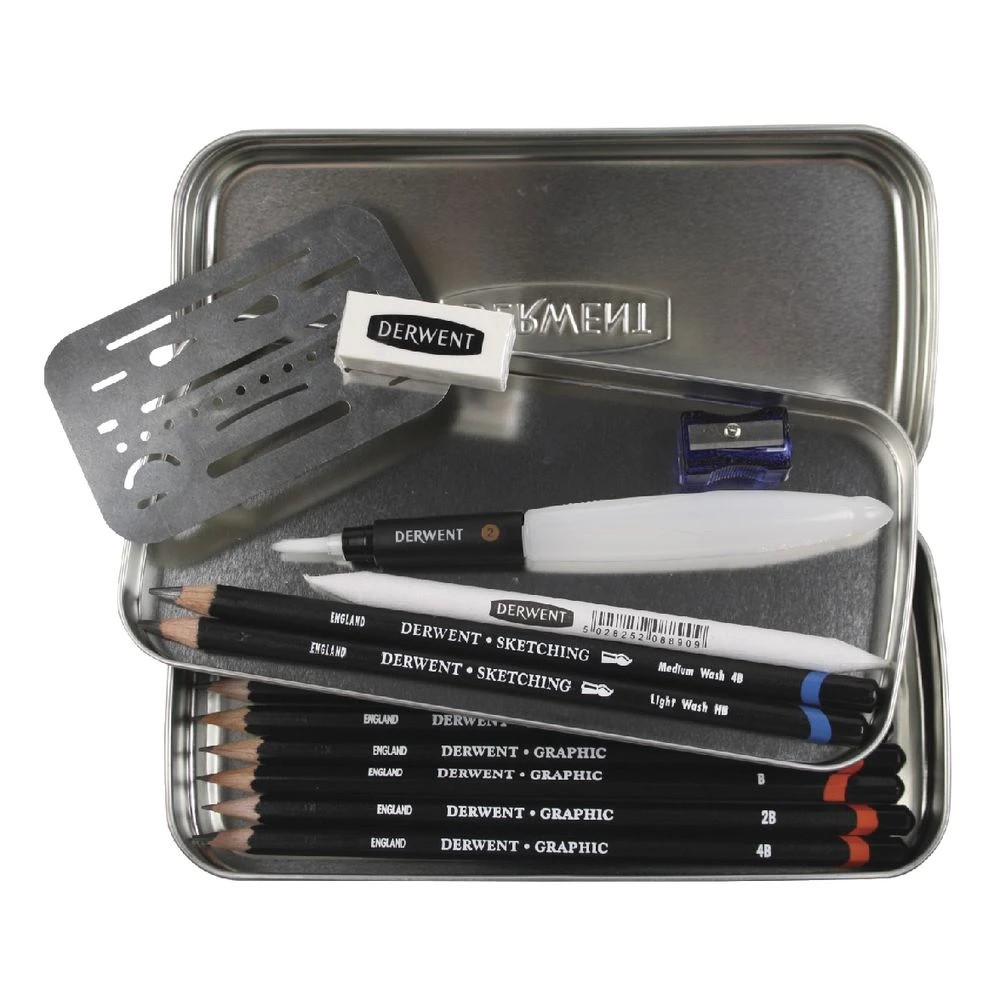 2 Derwent Line and Wash Sketch Set, 2 of 2