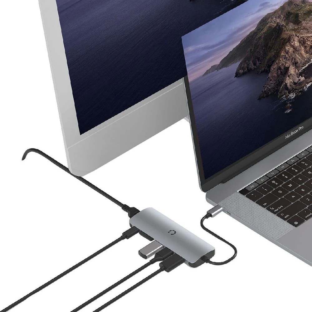 2 Cygnett Unite DeskMate USB-C Hub Silver, 2 of 4