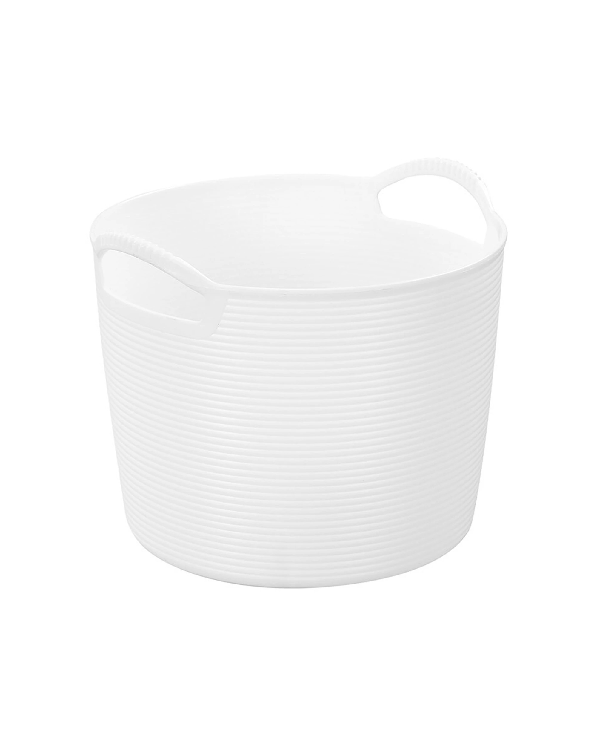 5 Boxsweden 5l Flexible Round Tub Storage Basket Home Organiser Integrated Handles - Assorted, 5 of 9