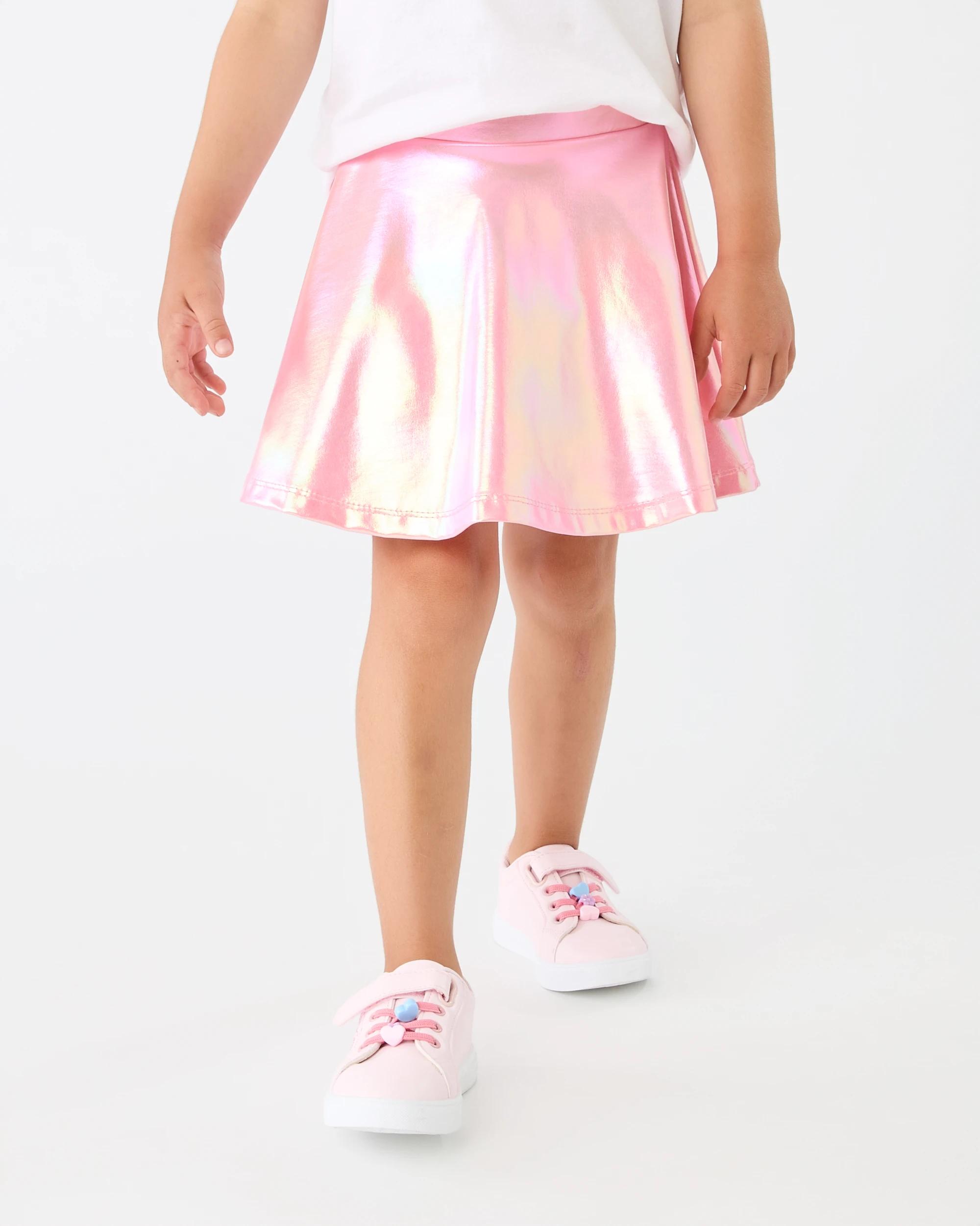 1 Metallic Skort Pnk Met, 1 of 6