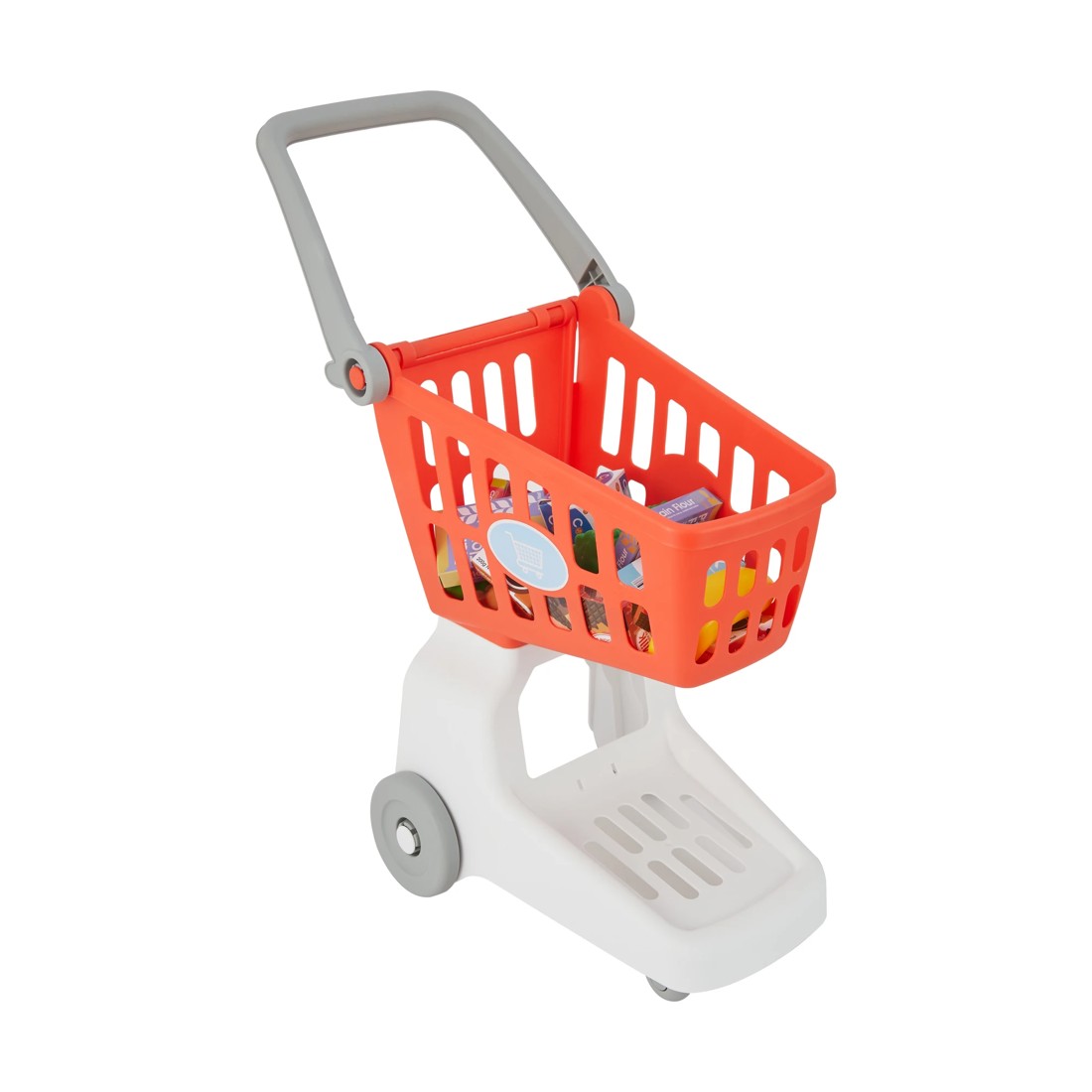3 18 Piece Shopping Trolley and Food Playset, 3 of 9