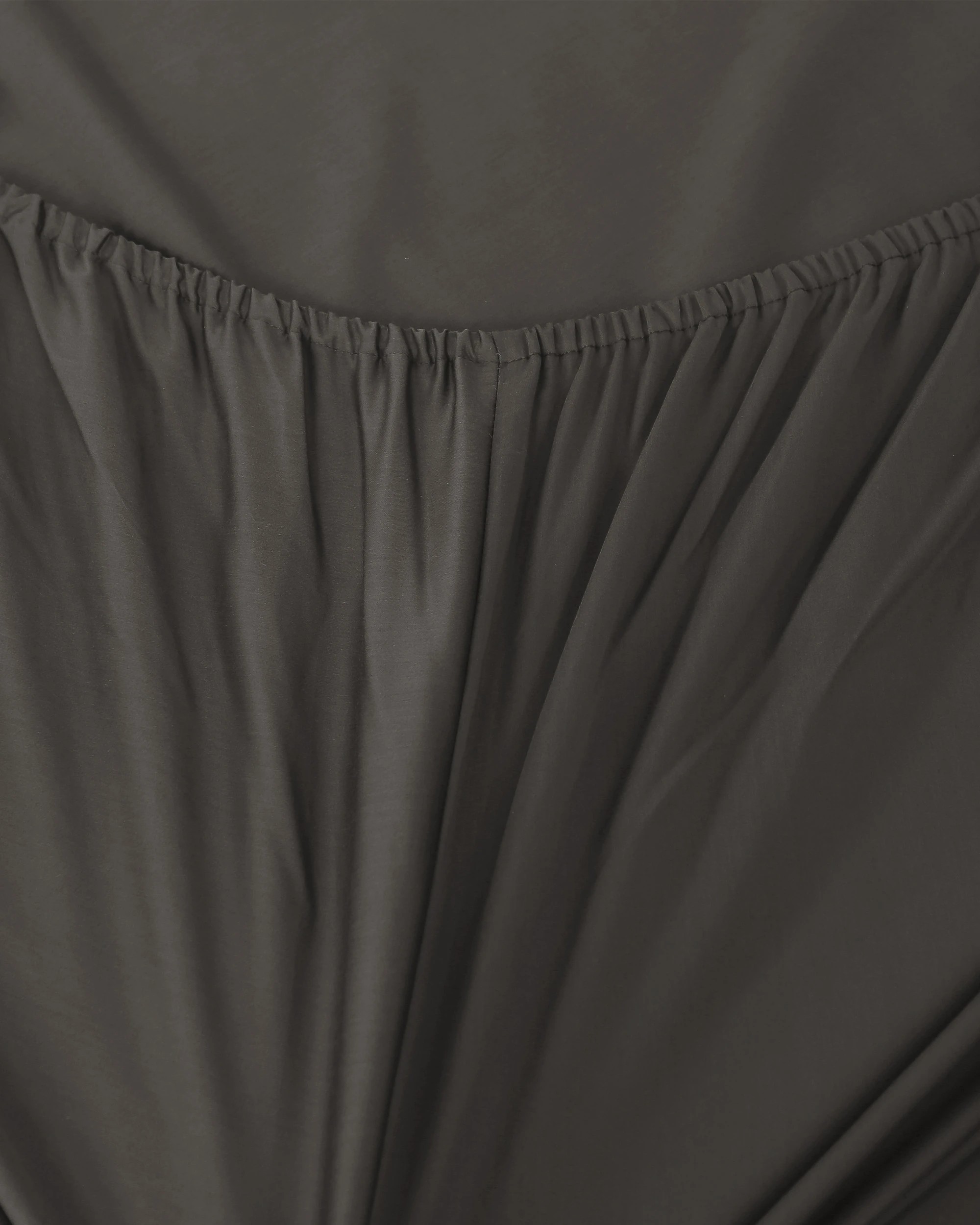 3 Serene 400TC Bamboo Cotton Sateen Fitted Sheet Set - Super King Bed - Charcoal, 3 of 5
