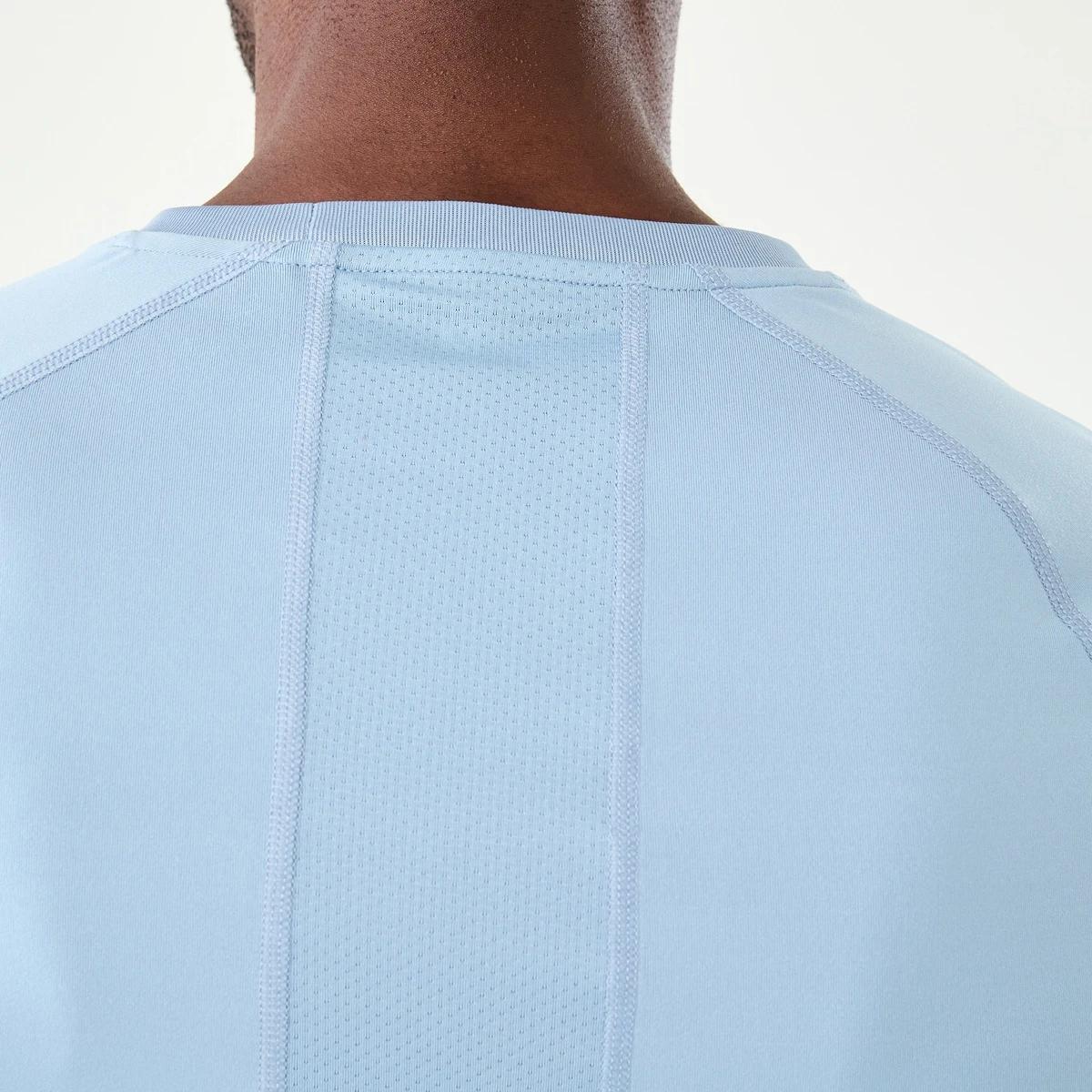 4 Active Mens Soft Touch T-shirt Blu Ash, 4 of 7