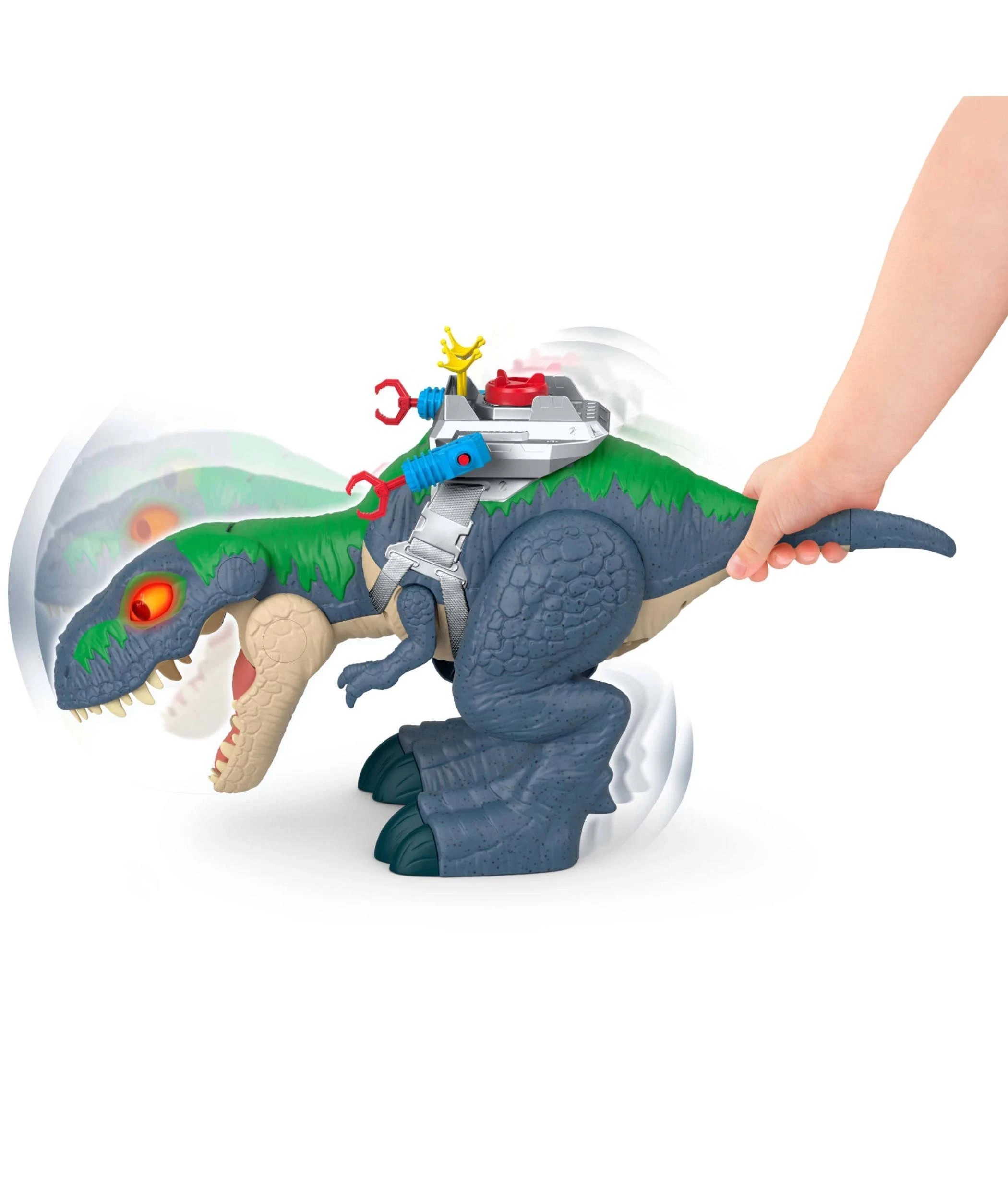 4 Mattel Fisher-Price Imaginext Jurassic World Rebirth Ultimate Action Chomp T. rex - Multi, 4 of 5