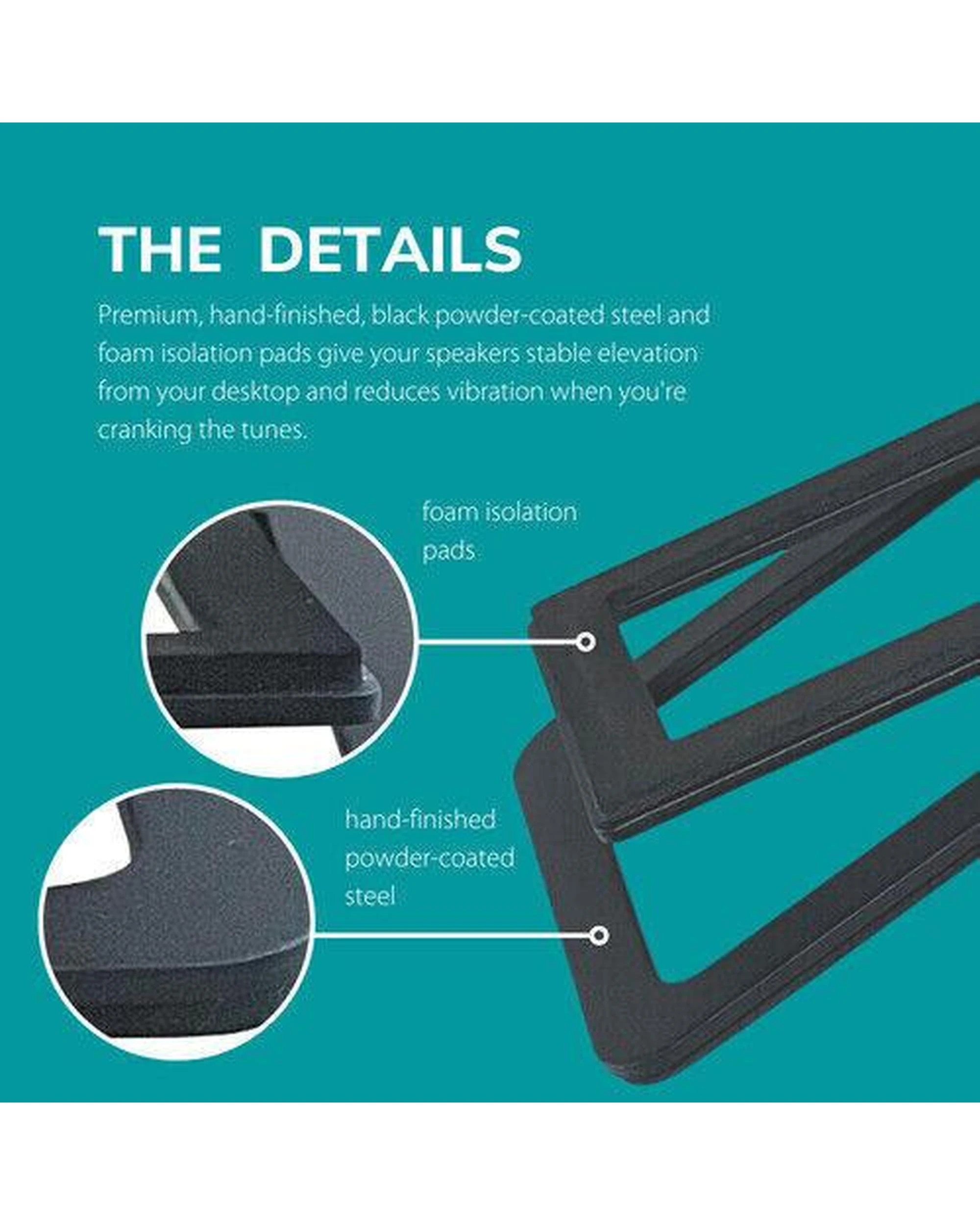 7 Audioengine Metal Desktop Speaker Stand Holder Tabletop For A1 A2 HD3 and HD4, 7 of 10