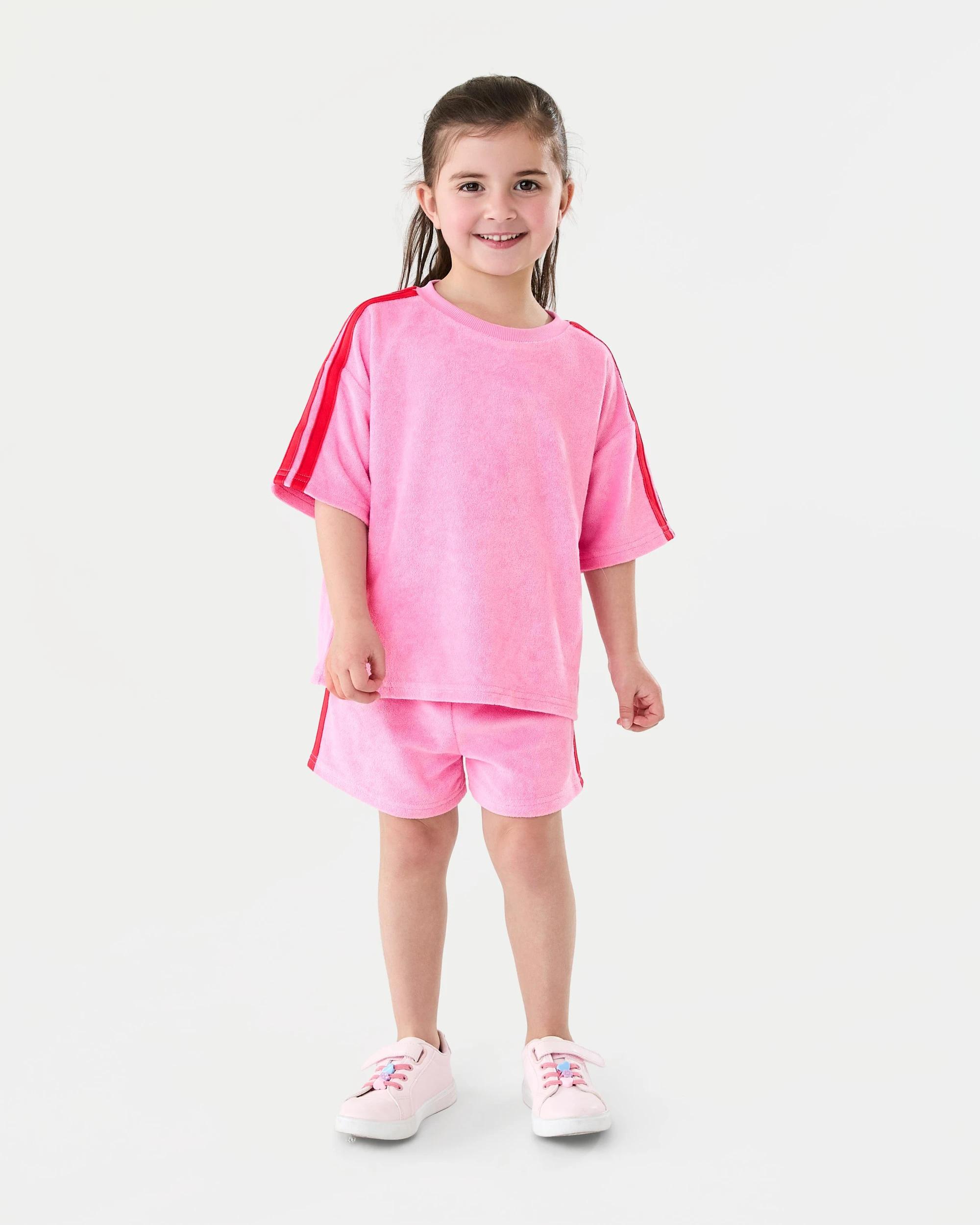 5 Terry Towelling Shorts Rose Pnk, 5 of 6