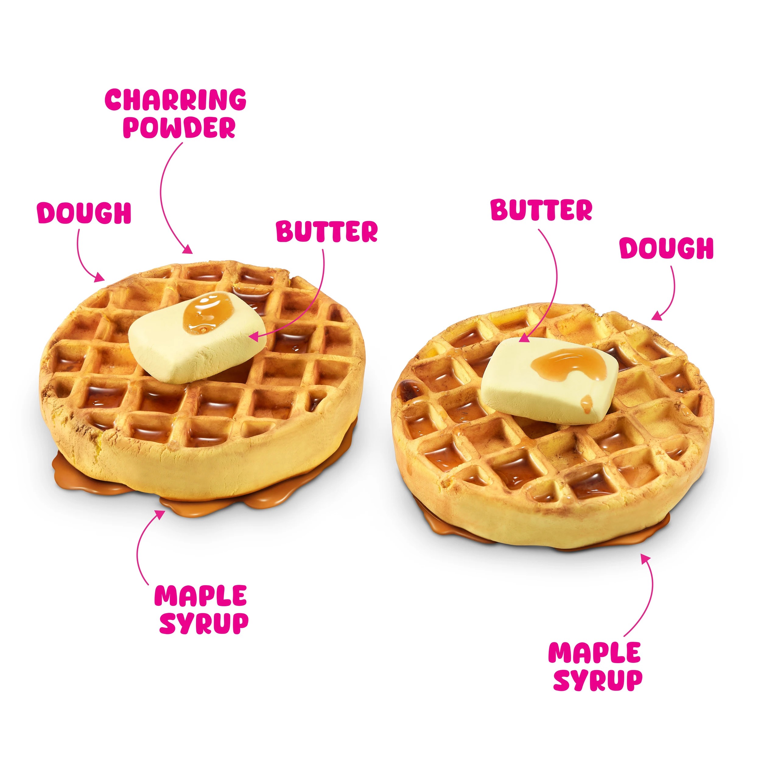 6 9 Piece Zuru Slime Mart Make Your Own Realistic Slime Food Playset - Waffles, 6 of 9