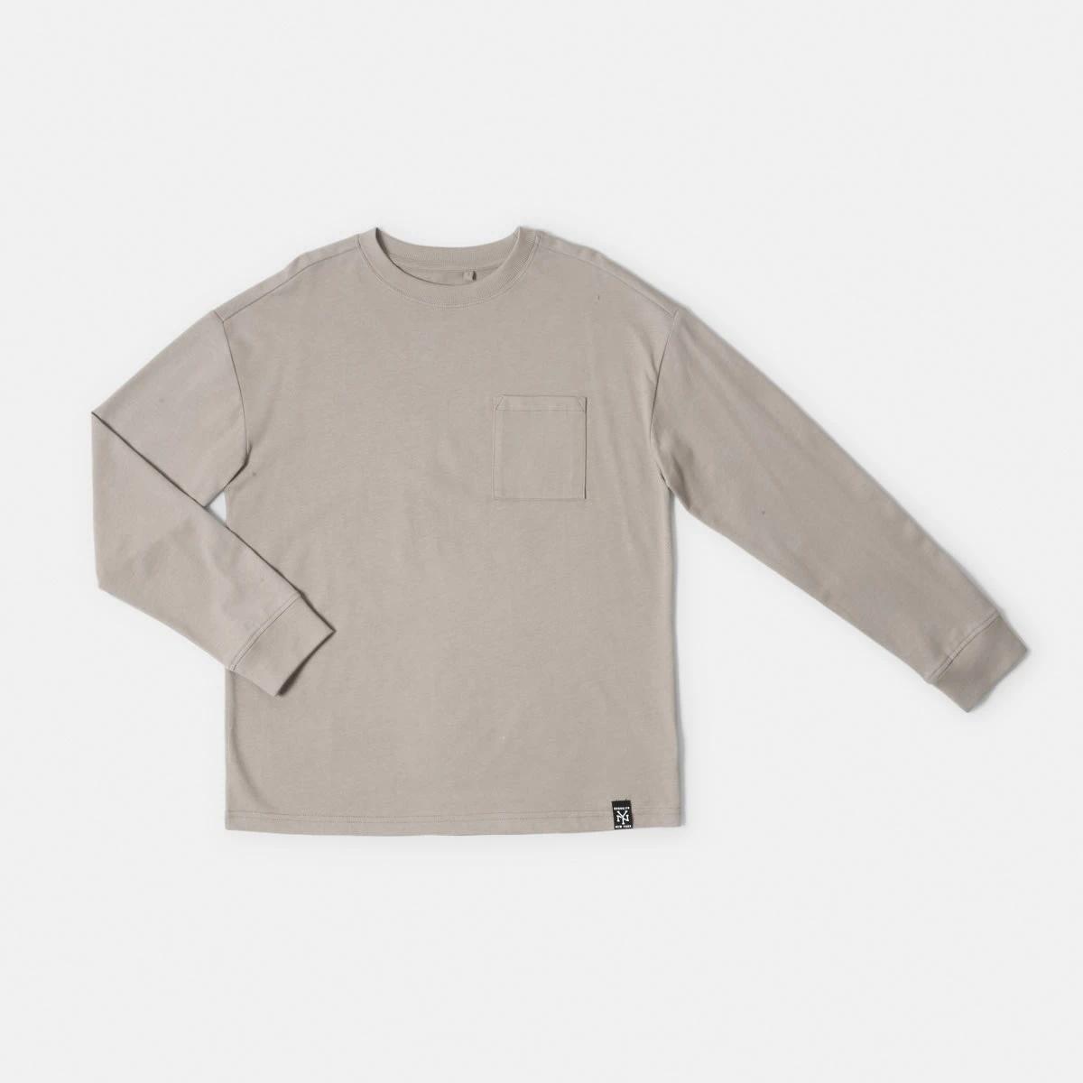 7 Heavyweight Oversized Long Sleeve T-shirt Moon Rock, 7 of 8