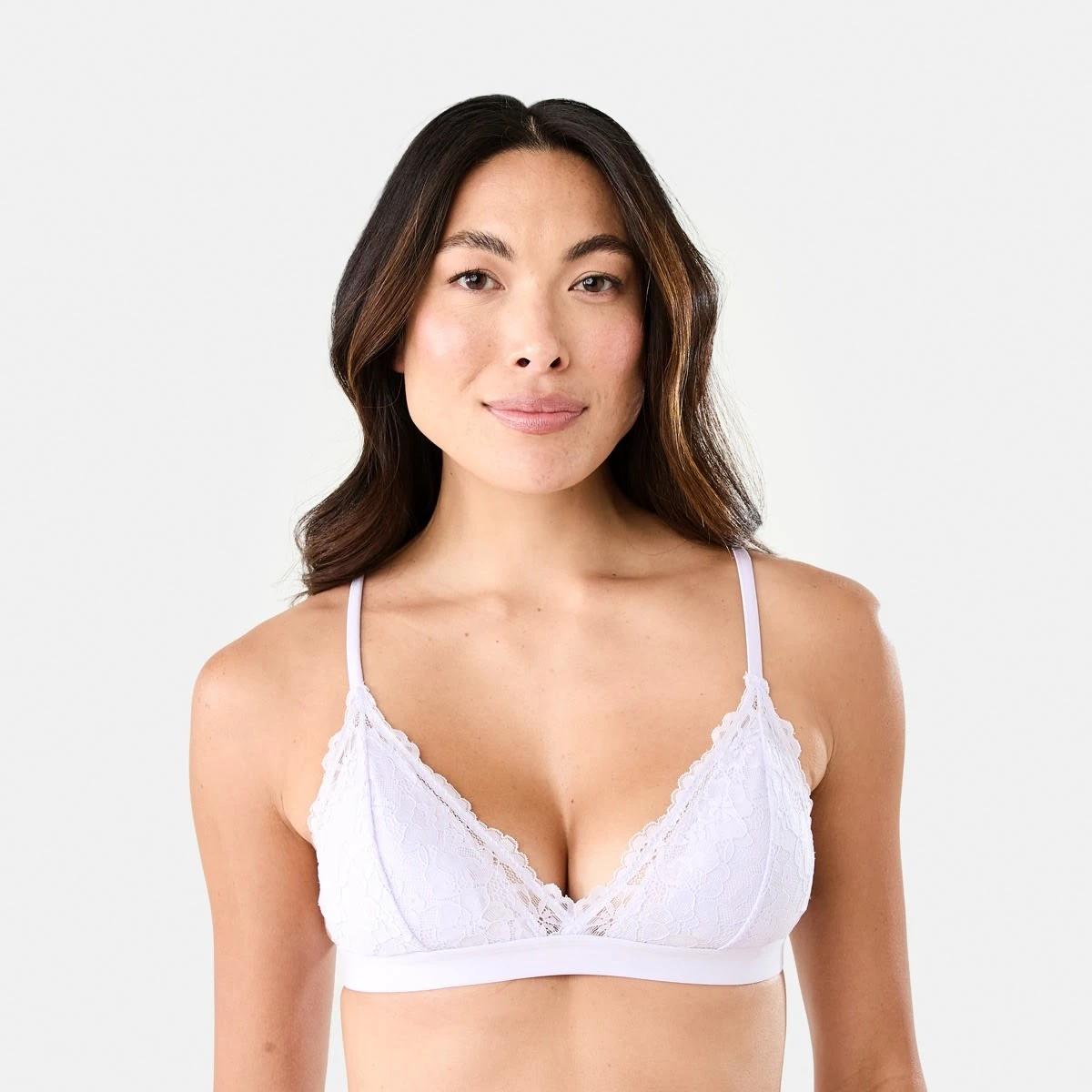 1 Co-ordinated Lace & Satin Bralette Lily Laven, 1 of 7