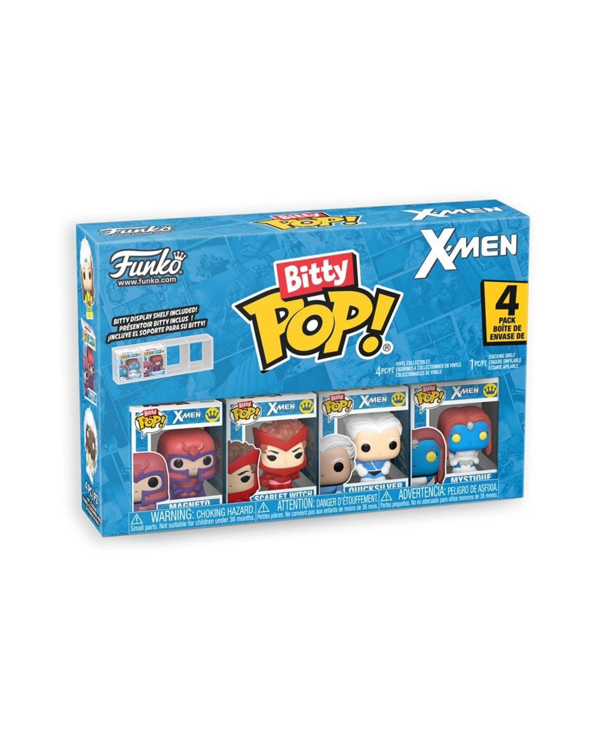 3 Marvel X-Men Magneto Bitty POP! Funko POP! Vinyl 4 Pack, 3 of 5