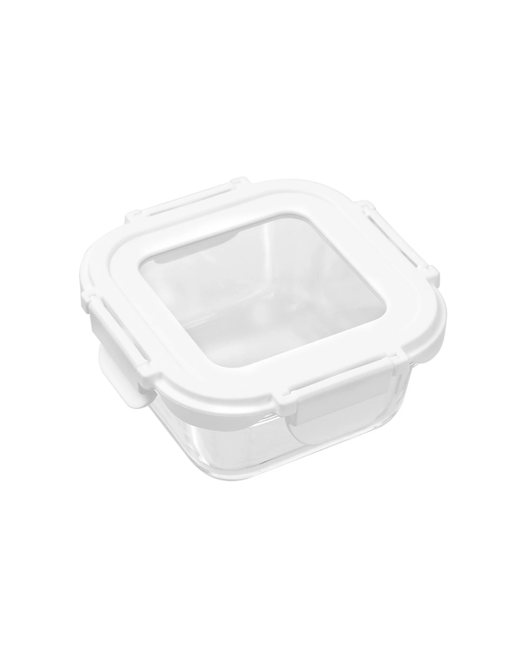 6 Lemon & Lime 6PK Yorkshire Fresh Lock Glass Reusable Food Container 300ml - Clear, 6 of 7