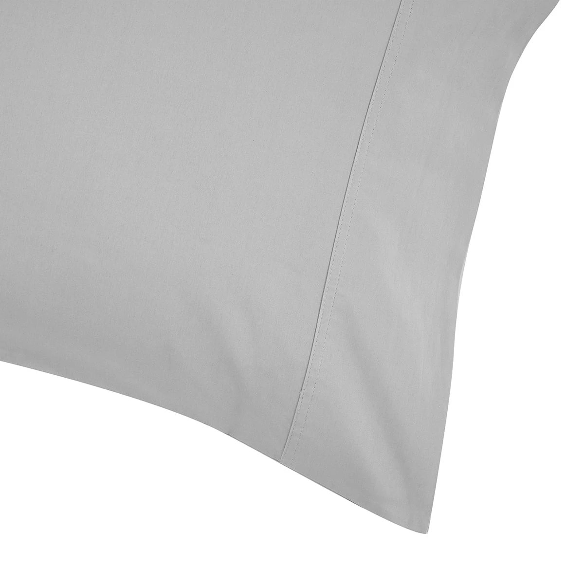 3 2 Pack 500 Thread Count Australian Grown Cotton Standard Pillowcases - Silver, 3 of 5