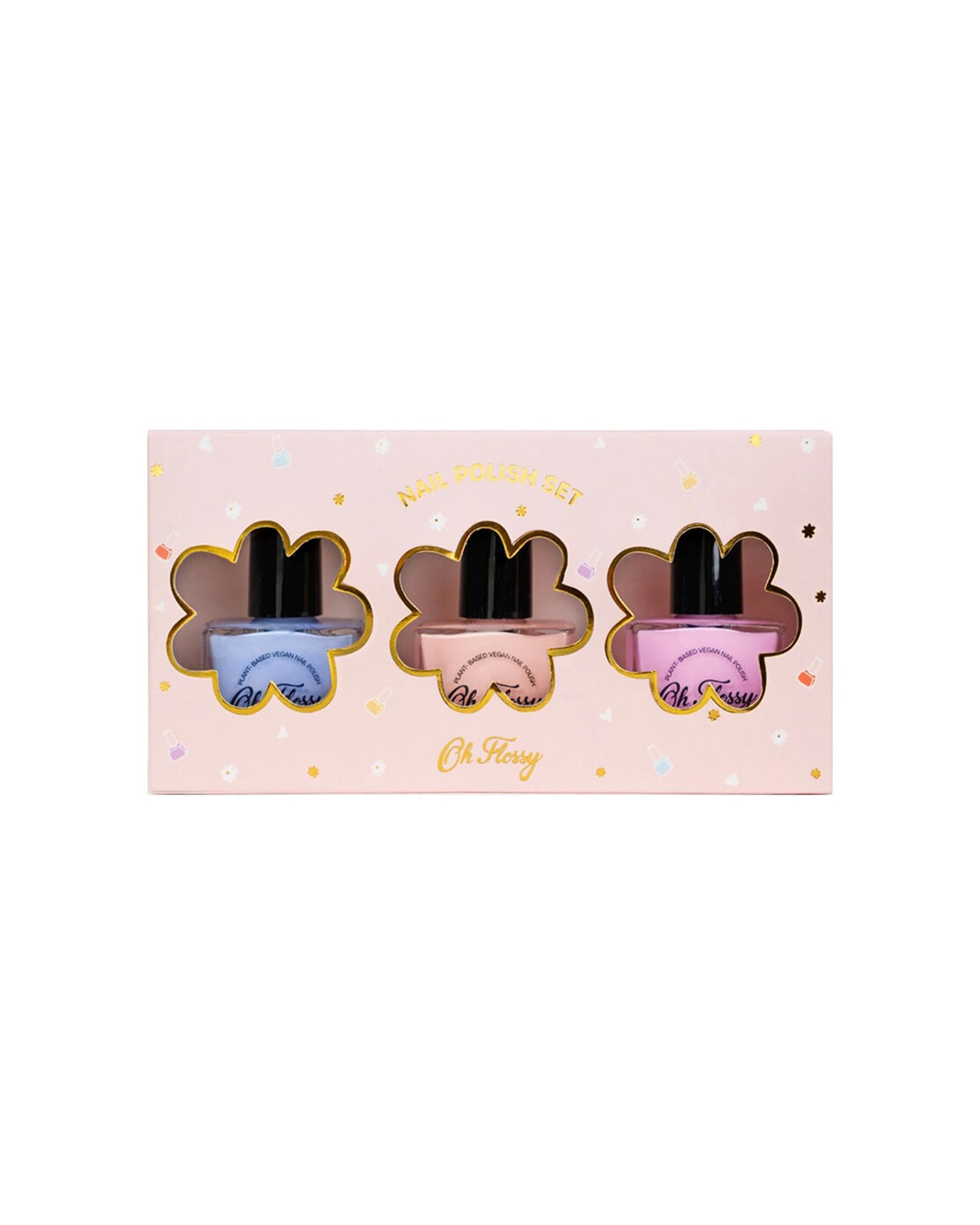 2 OH FLOSSY 2x 3pc Day Dream Kids Nail Polish Set - Multi, 2 of 3