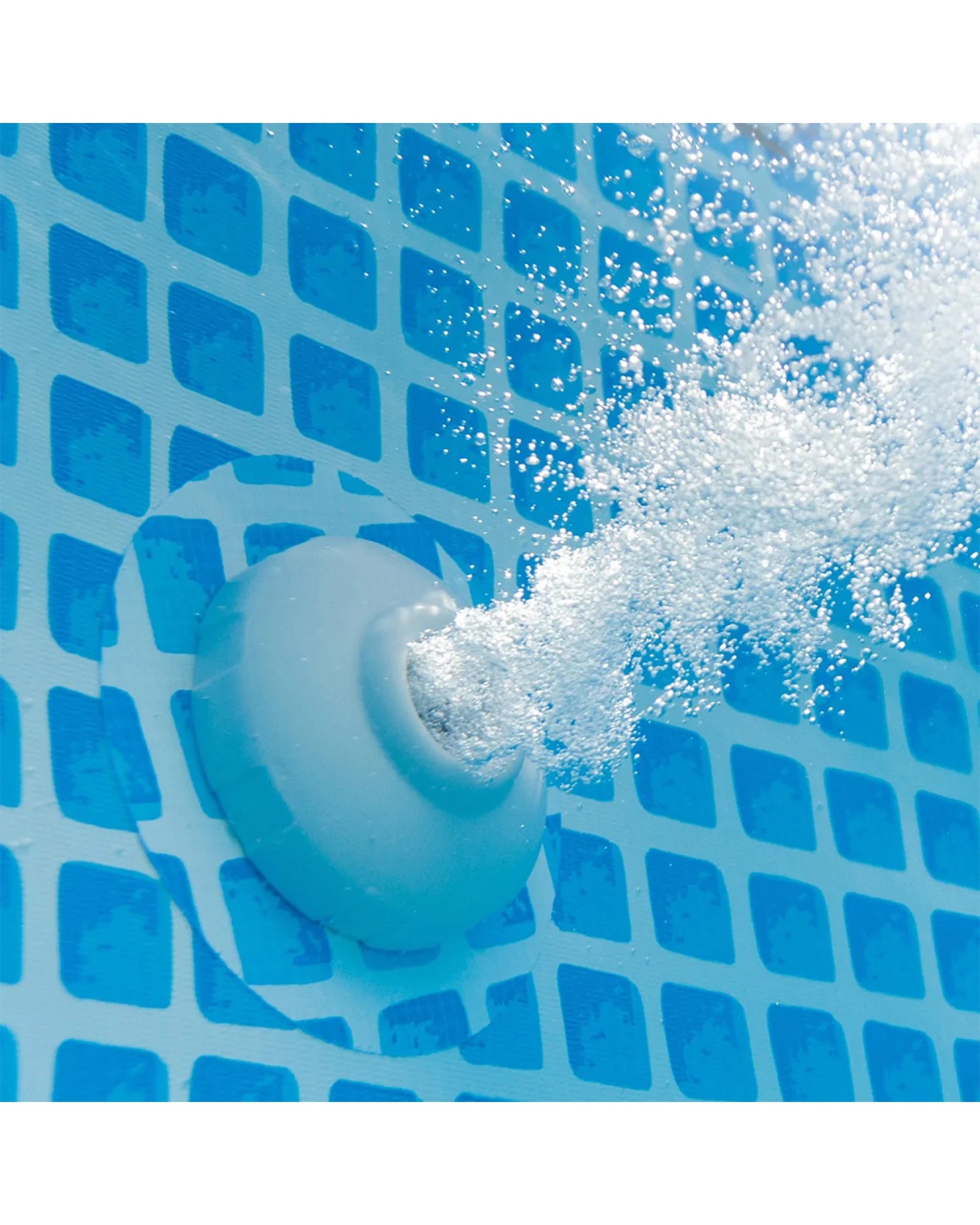 7 Intex 26726NP Prism Frame Swimming Pool 4.57m x 1.22m with Pump - Grey, 7 of 7