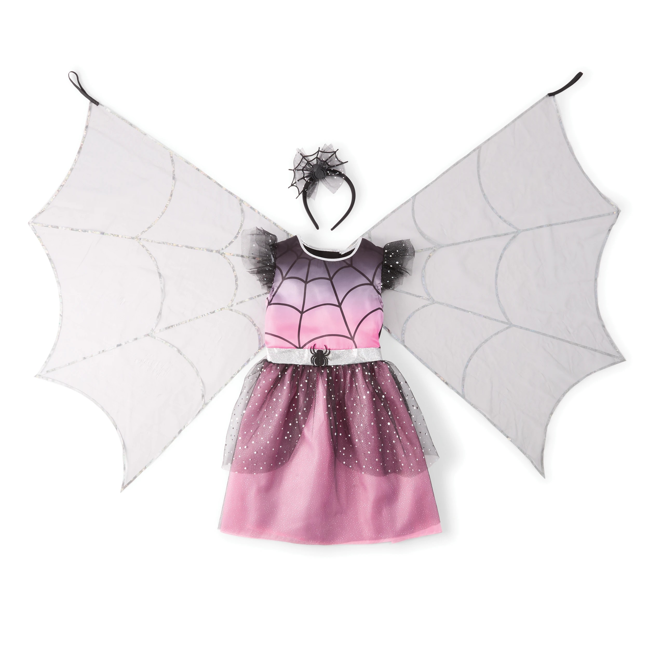 7 2 Piece Winged Spider Witch Costume - Ages 4-6, 7 of 10