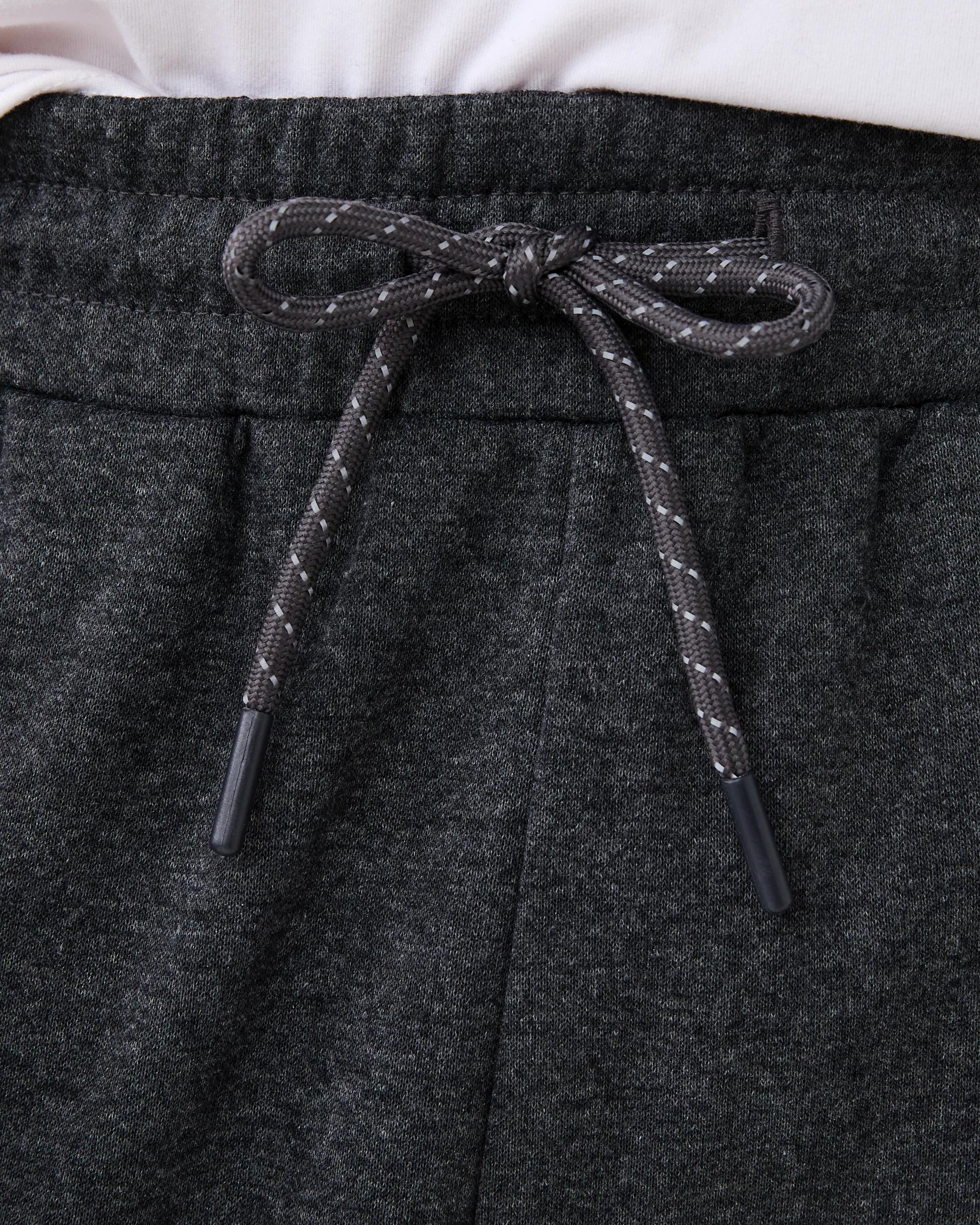 4 Active Mens Panel Trackpants Char Marle, 4 of 6