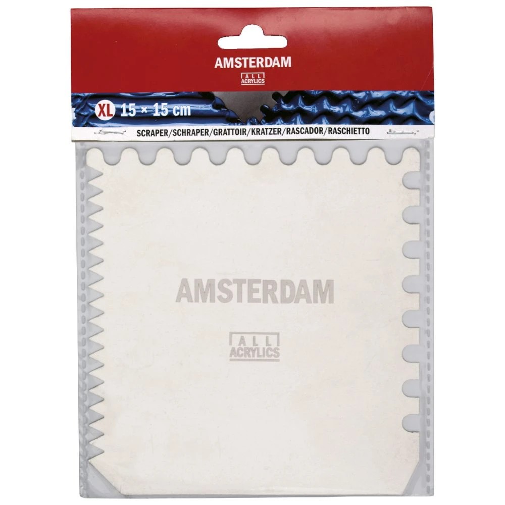 2 Amsterdam Texture Metal Scraper 15 x 15cm, 2 of 2
