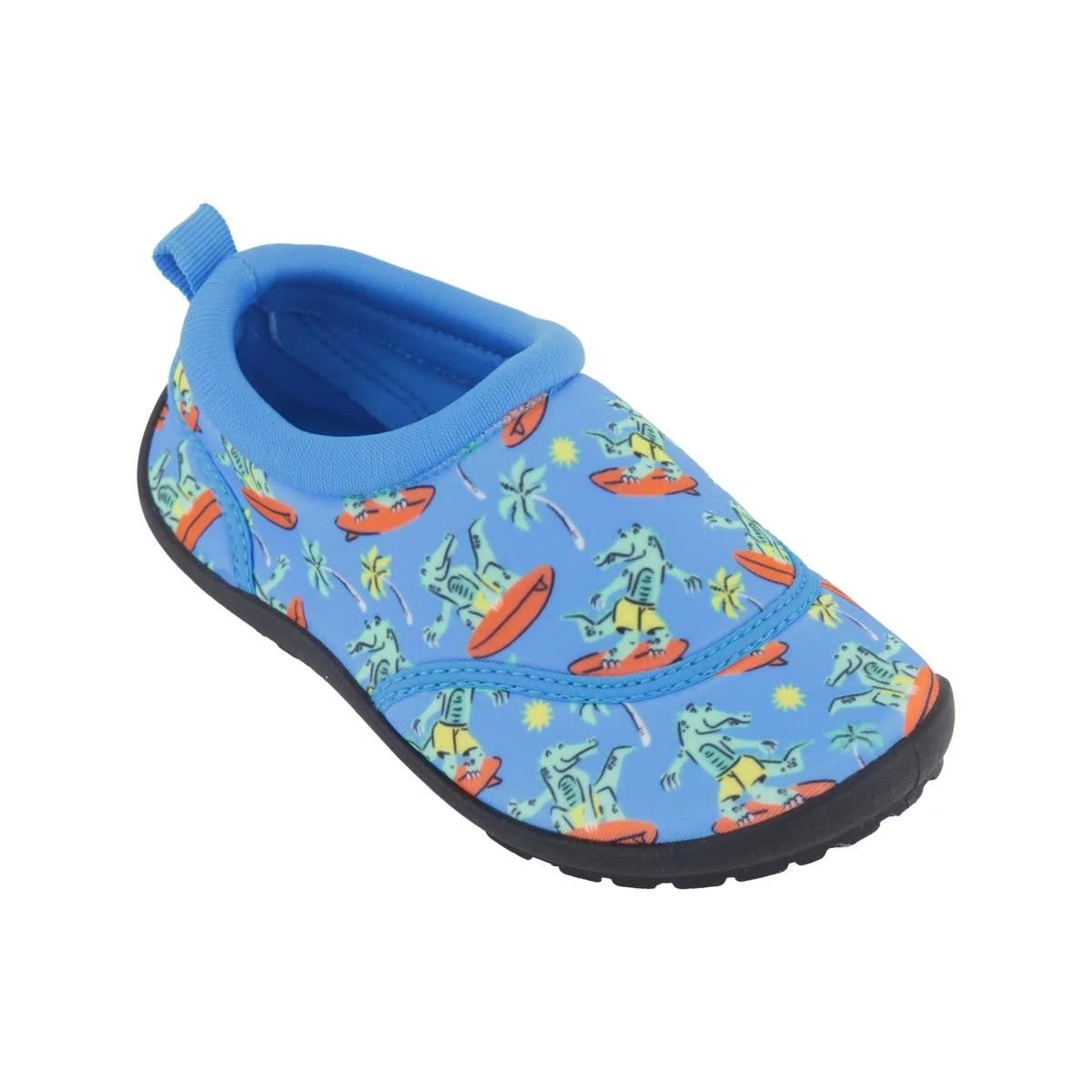 3 Junior Aqua Shoes BLUE SURFING CROC, 3 of 3