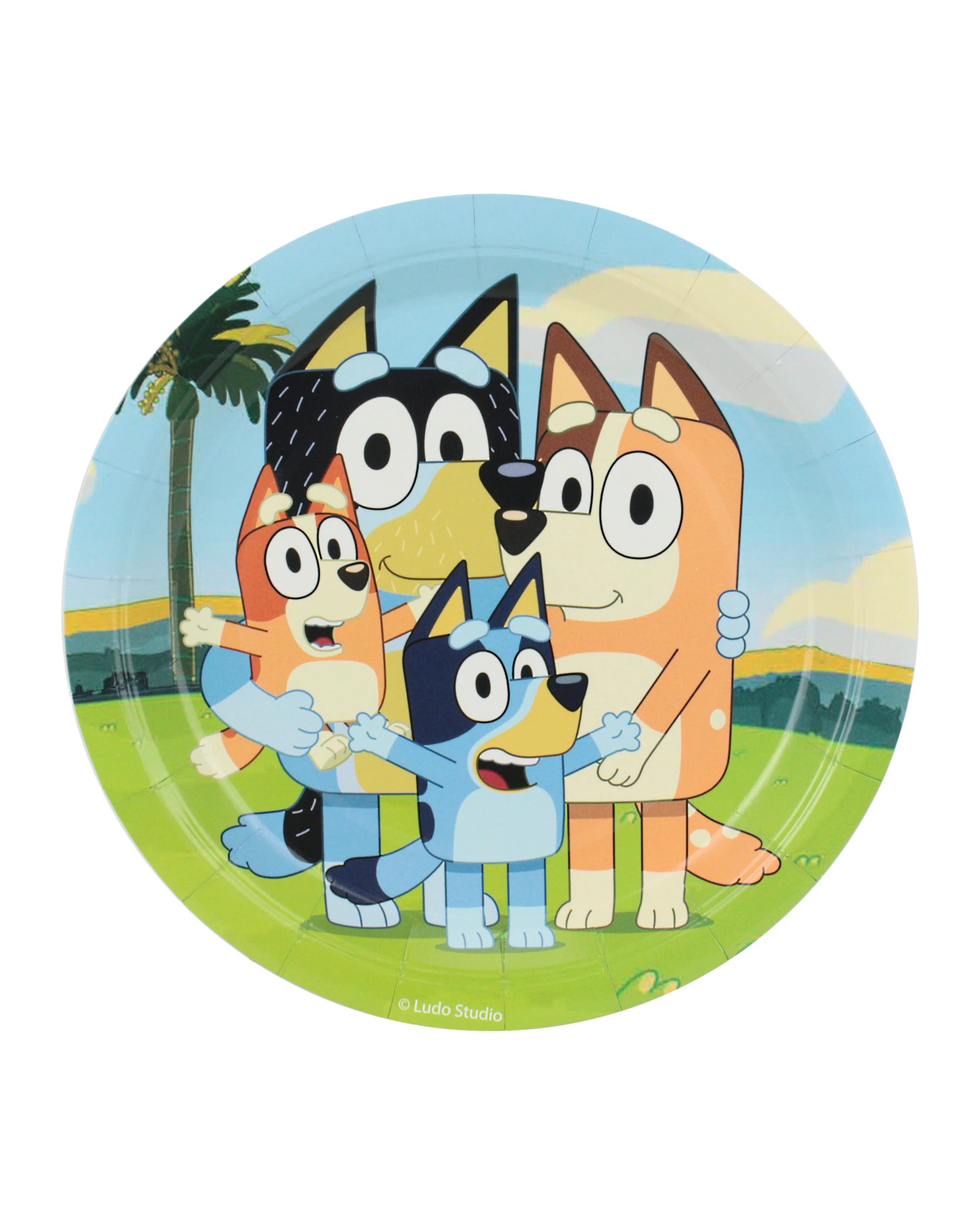 1 Bluey Bluey and Bingo Small Paper Plates Pack of 8, 1 of 2