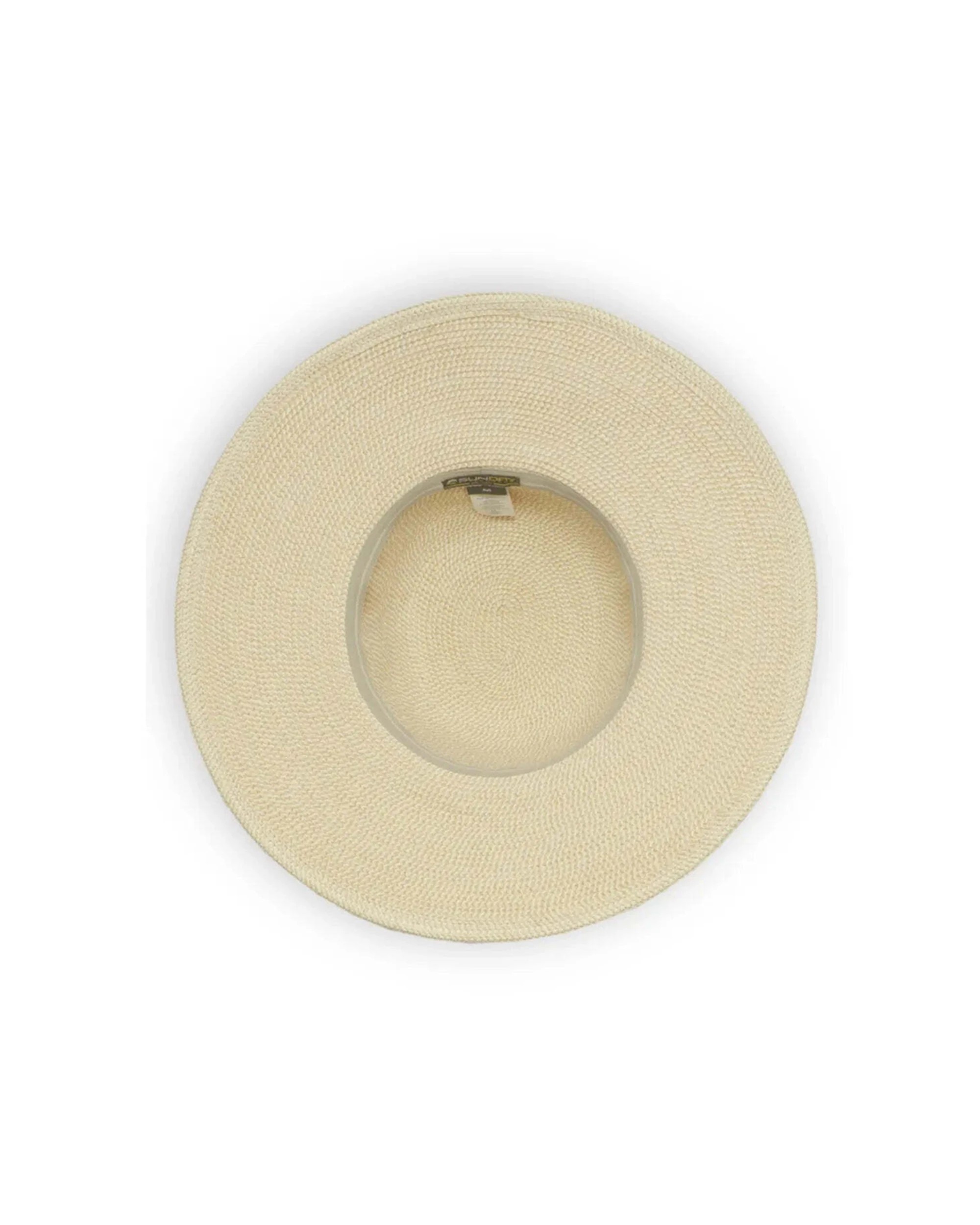 4 Sunday Afternoons Riviera Hat Medium UPF 50+ Adjustable Braided Tie Travel Packable Hat Cream - Natural, 4 of 4