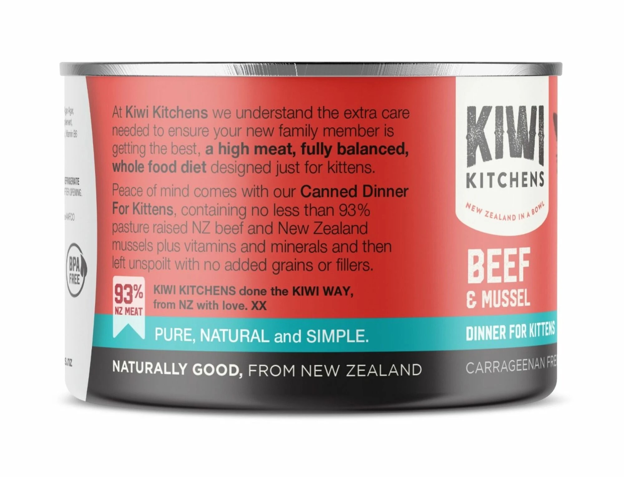 2 Kiwi Kitchens Cat Beef 85g 18pk, 2 of 2