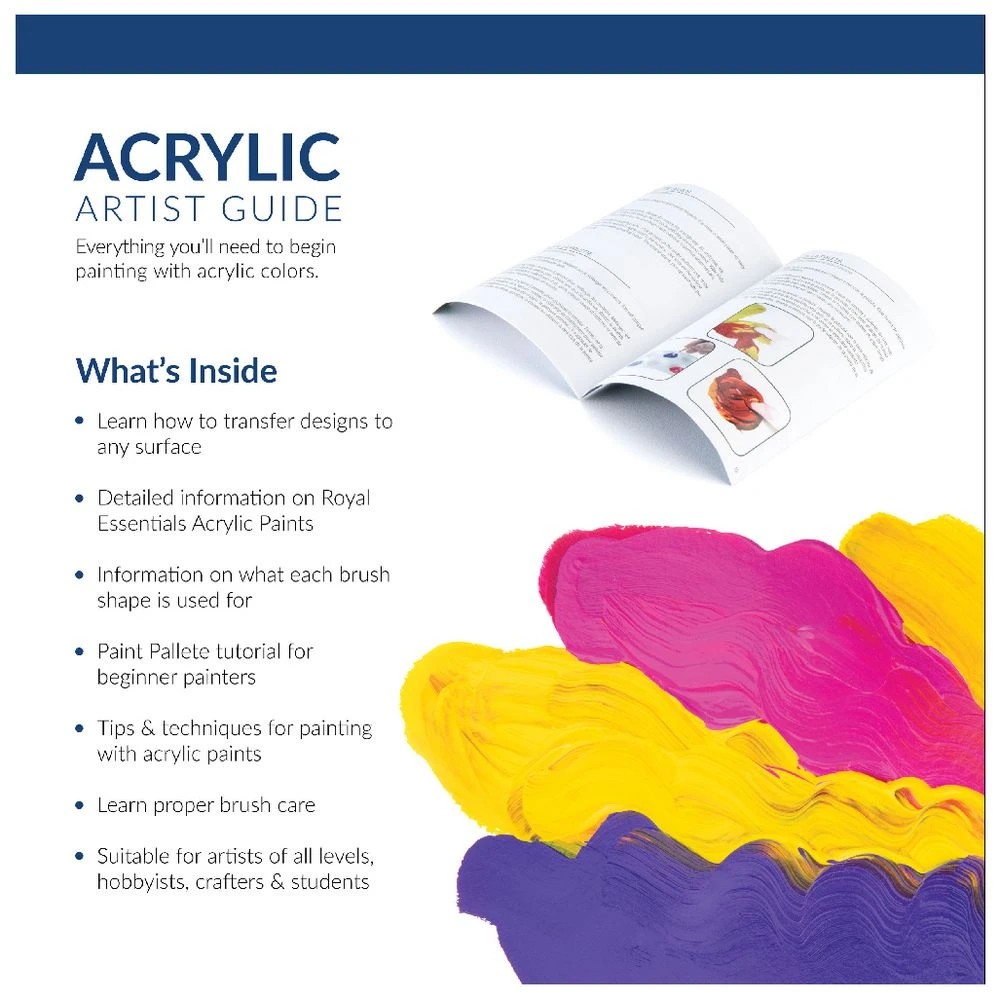 9 Royal & Langnickel Large Window Artist Tin Acrylic Set 18pc, 9 of 9