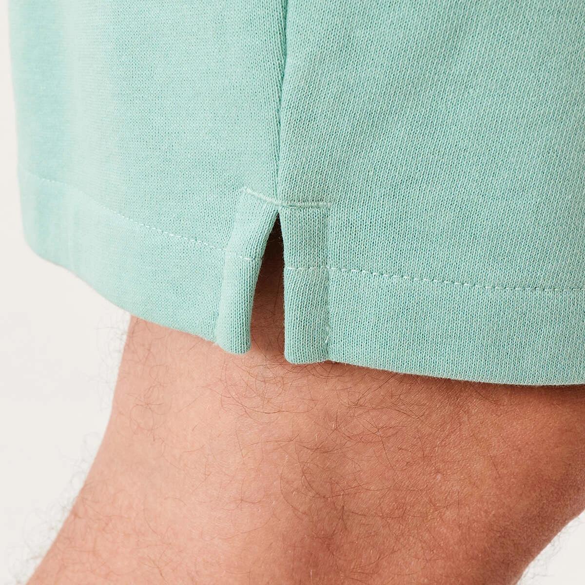 6 Active Mens Terry Shorts Matcha Mt, 6 of 7