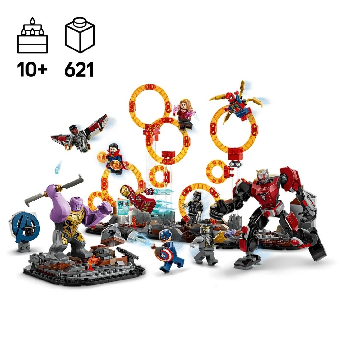 9 LEGO Marvel Avengers: Endgame Final Battle 76323, 9 of 10