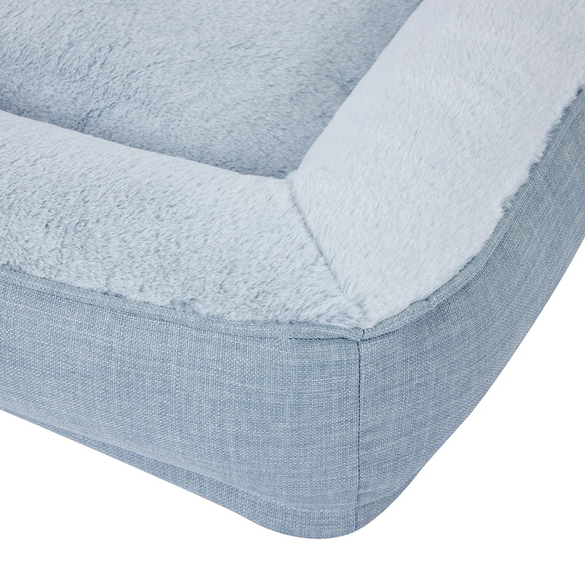 5 Self-Warming Luxe Lounge Pet Bed - Light Grey, 5 of 8