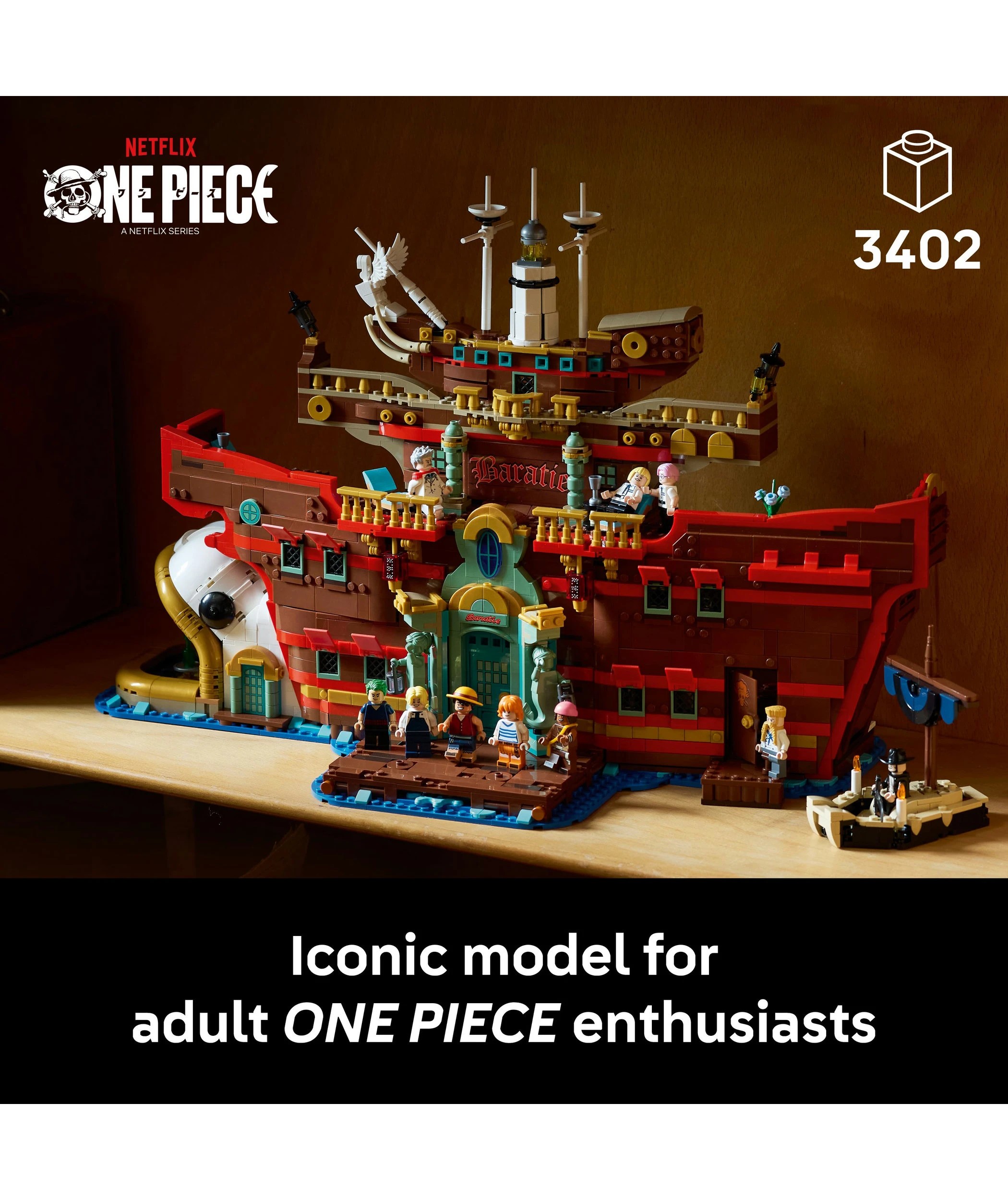 3 LEGO ONE PIECE The Baratie Floating Restaurant 75640, 3 of 10