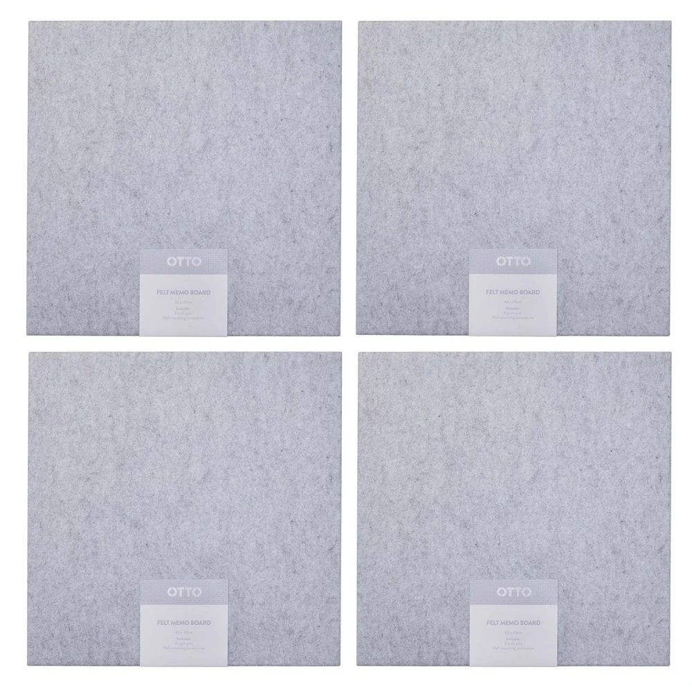 2 Otto Memo Feltboard 430 x 430 Grey, 2 of 6