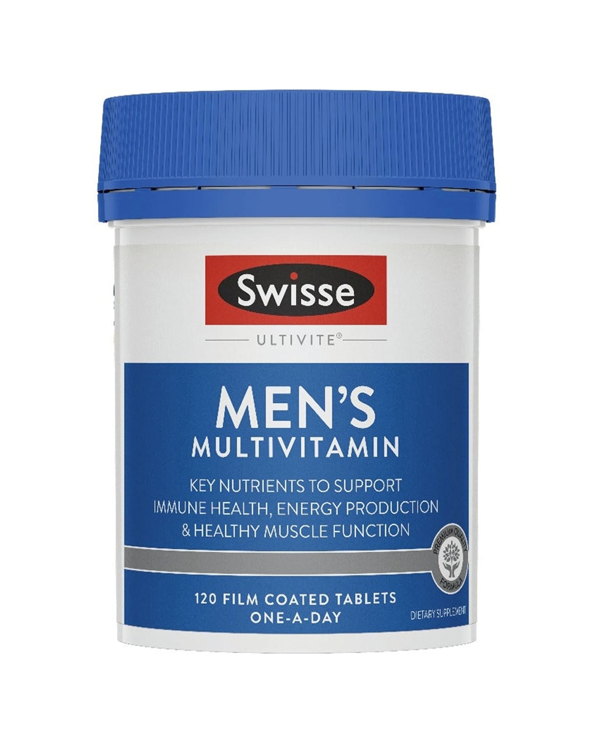1 Swisse 120pc Mens Ultivite Multivitamin Tablets Energy Immune Support, 1 of 1