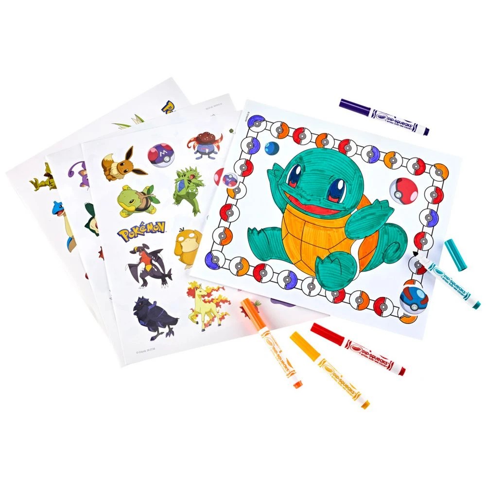 3 Pokémon Colour & Sticker Activity Set 32 Pages, 3 of 7
