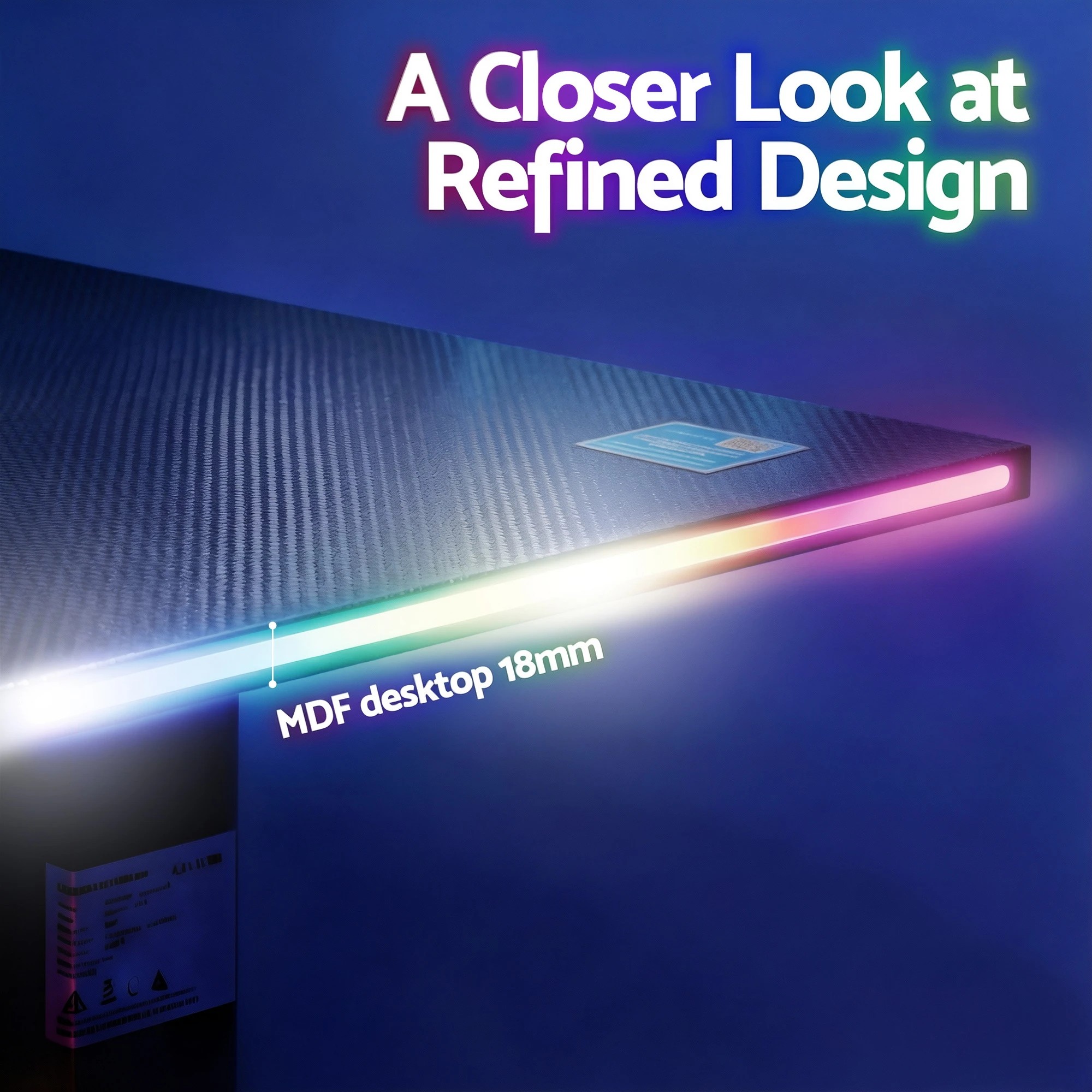 6 Artiss Electric Standing Desk Height Adjustable Gaming Desk Home Office 140cm - Black, 6 of 6