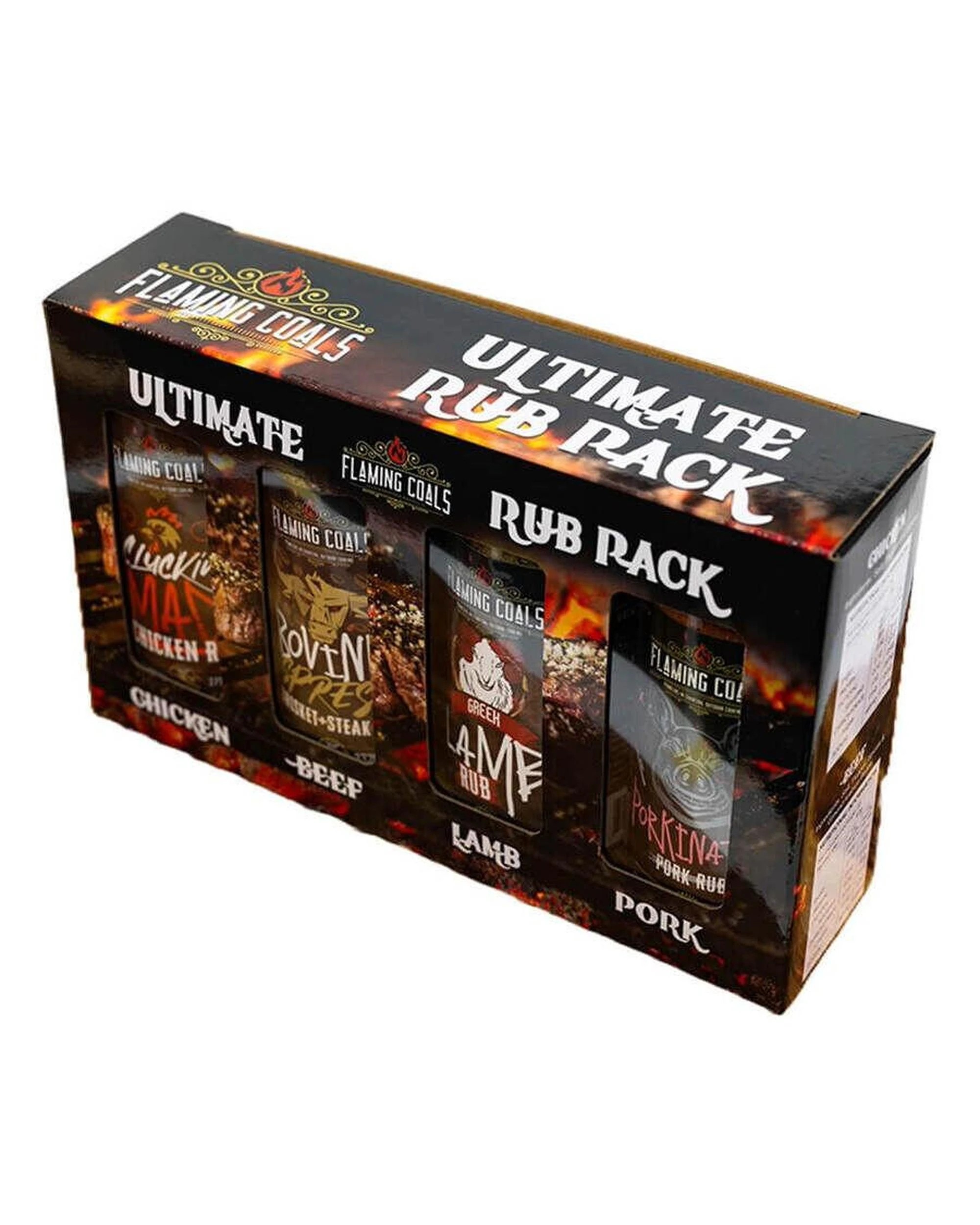 4 Flaming Coals Ultimate 4 Rub Pack - Giftbox Set, 4 of 9